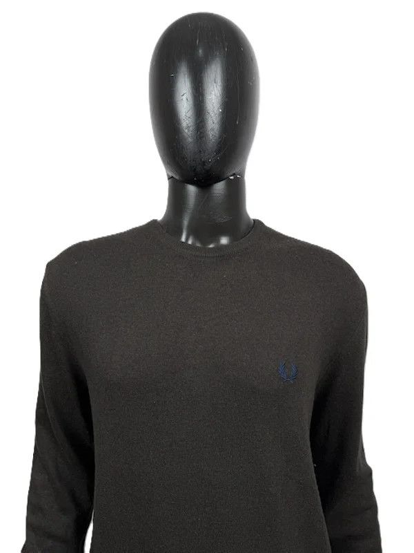 Fred Perry Fred Perry Maglione Lana Pullover Marrone Uomo Taglia L Size US L / EU 52-54 / 3 - 4 Thumbnail
