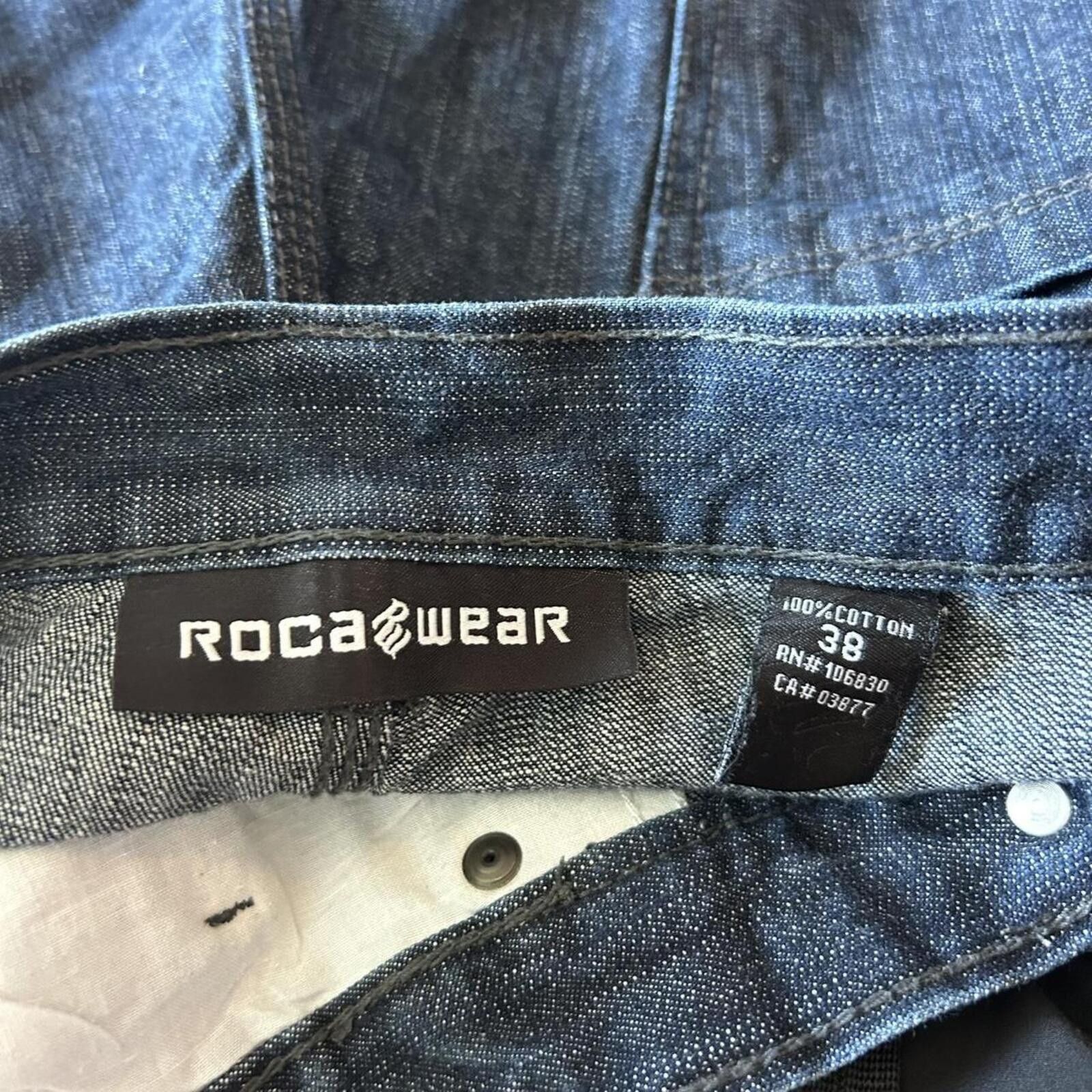 Rocawear Sick Vintage y2k Baggy Rocawear Dark Denim Jeans size 38 Size US 38 / EU 54 - 6 Thumbnail
