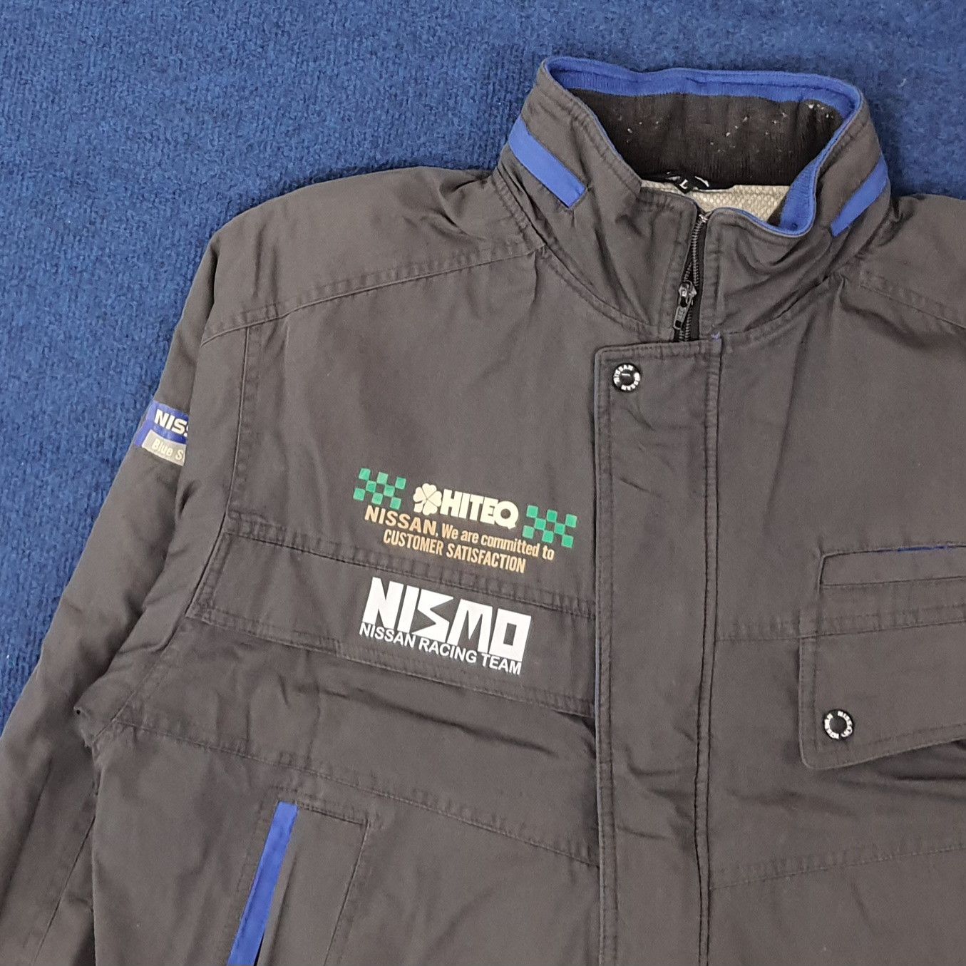 Japanese Brand Vintage NISSAN Racing Jacket Custom Logo Jacket C254N23 Size US L / EU 52-54 / 3 - 4 Thumbnail