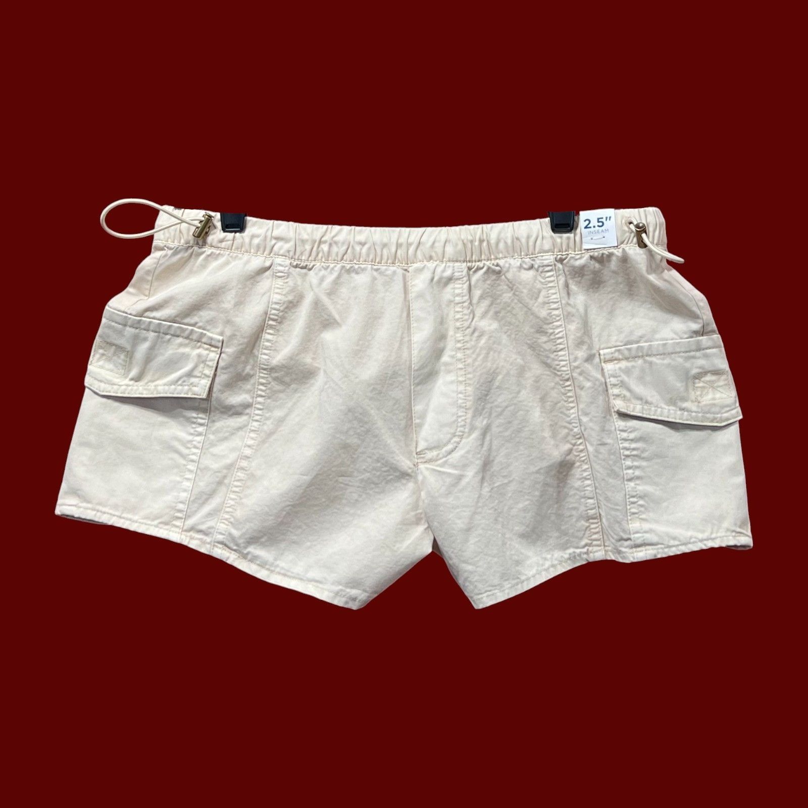 Arizona Jean Co. Arizona - Women's Low Rise Pull-On Short Juniors - Beige - S Size 30" / US 8 / IT 44 - 1 Thumbnail