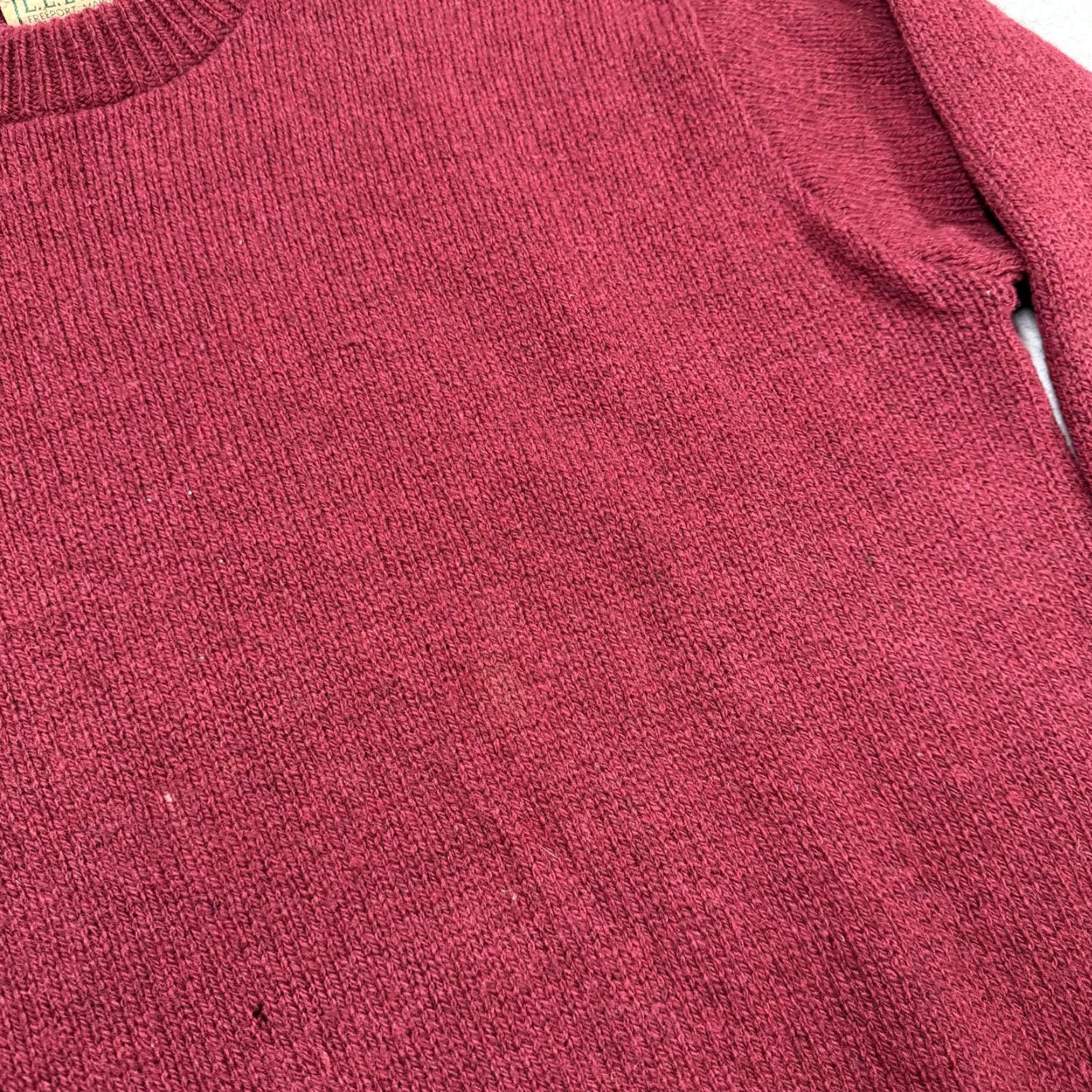 Vintage VINTAGE L.L. Bean Sweater Mens XL Red Wool Blend Crewneck Knit Pullover USA Size US XL / EU 56 / 4 - 4 Thumbnail
