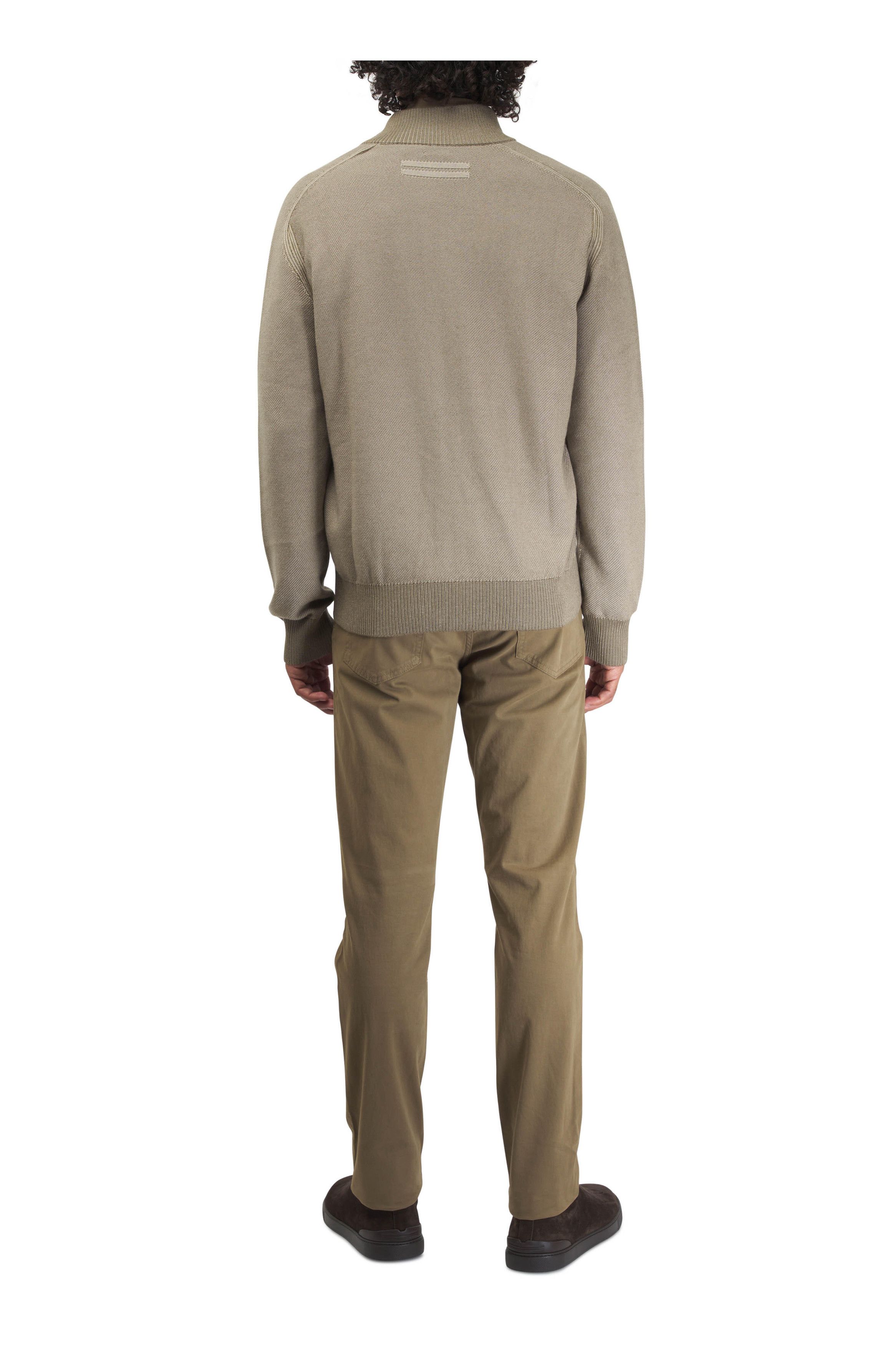 Z Zegna o1mtch0225 Gabardine Five Pocket Pant in Olive Size US 40 / EU 56 - 6 Thumbnail