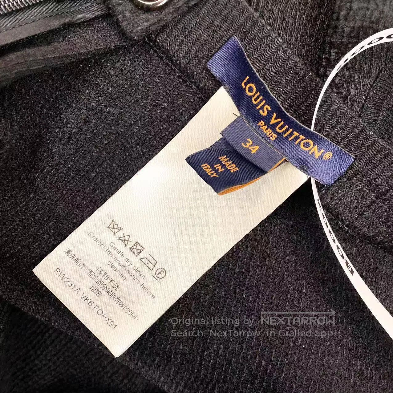 Louis Vuitton Louis Vuitton Design black trousers| Size 42" / US 20 - 4 Thumbnail