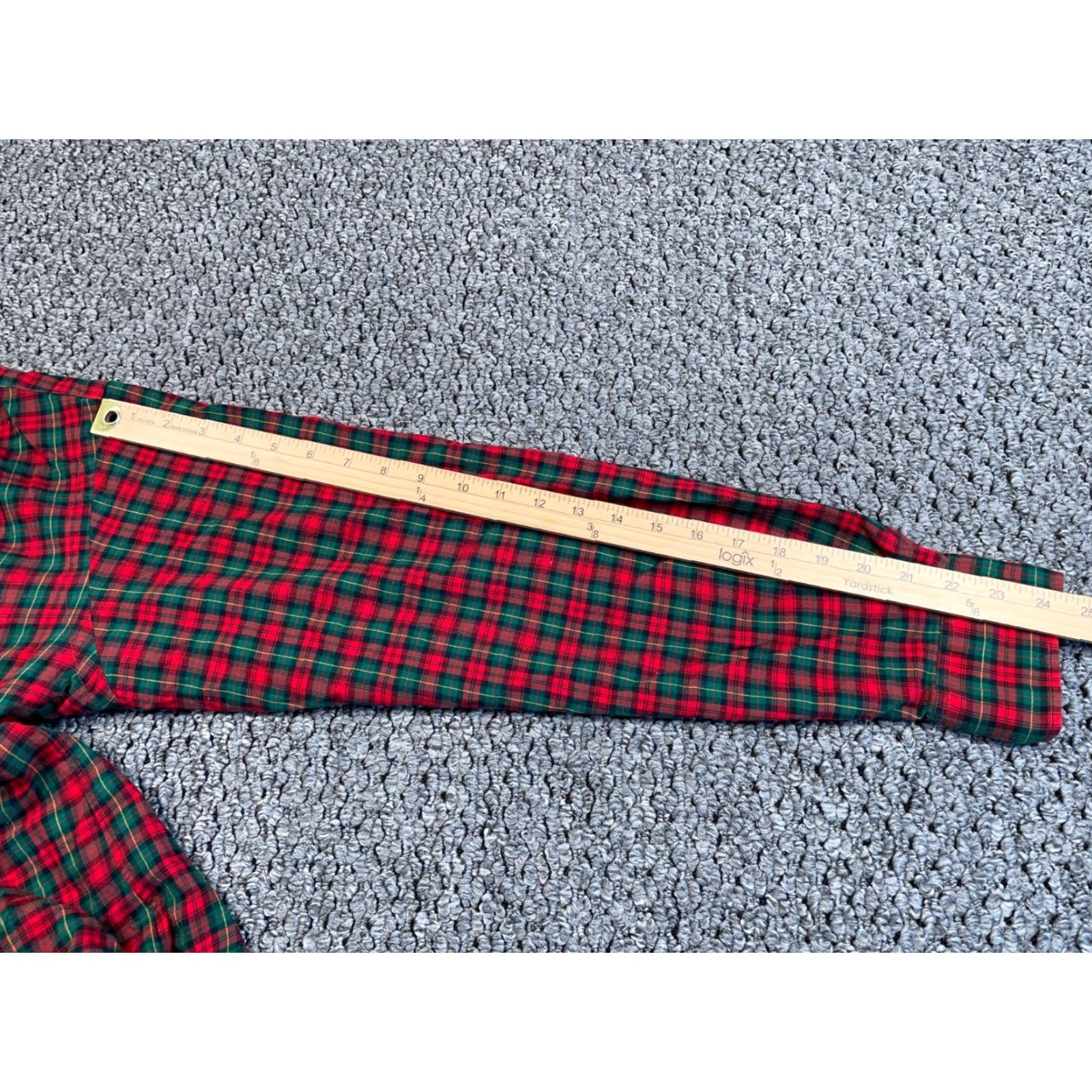 Polo Ralph Lauren Polo Ralph Lauren Shirt Adult Large Red Green Tartan Plaid Cotton Regent Fit Size US L / EU 52-54 / 3 - 7 Thumbnail