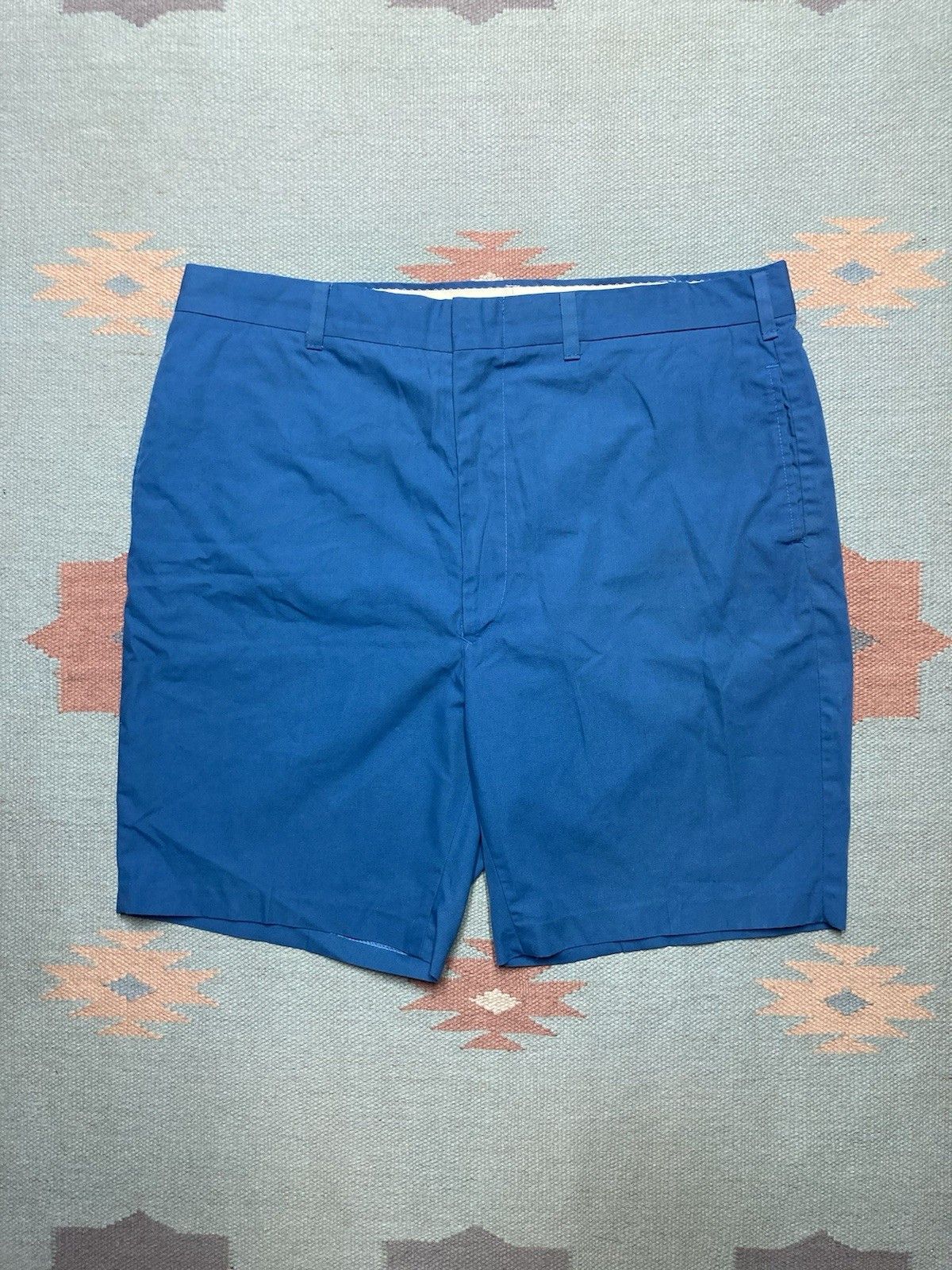 JCPenney × Vintage 70s JCPenney shorts poly cotton Penn prest casual men’s 39 Size US 39 - 1 Thumbnail