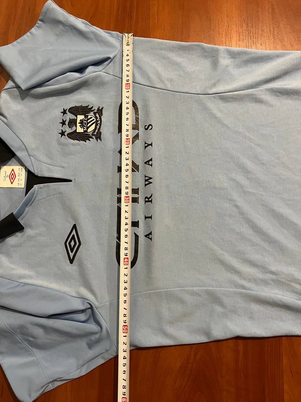 Umbro 2012/13 MANCHESTER CITY #16 AGUERO HOME SOCCER JERSEY SHIRT Size US M / EU 48-50 / 2 - 20 Thumbnail