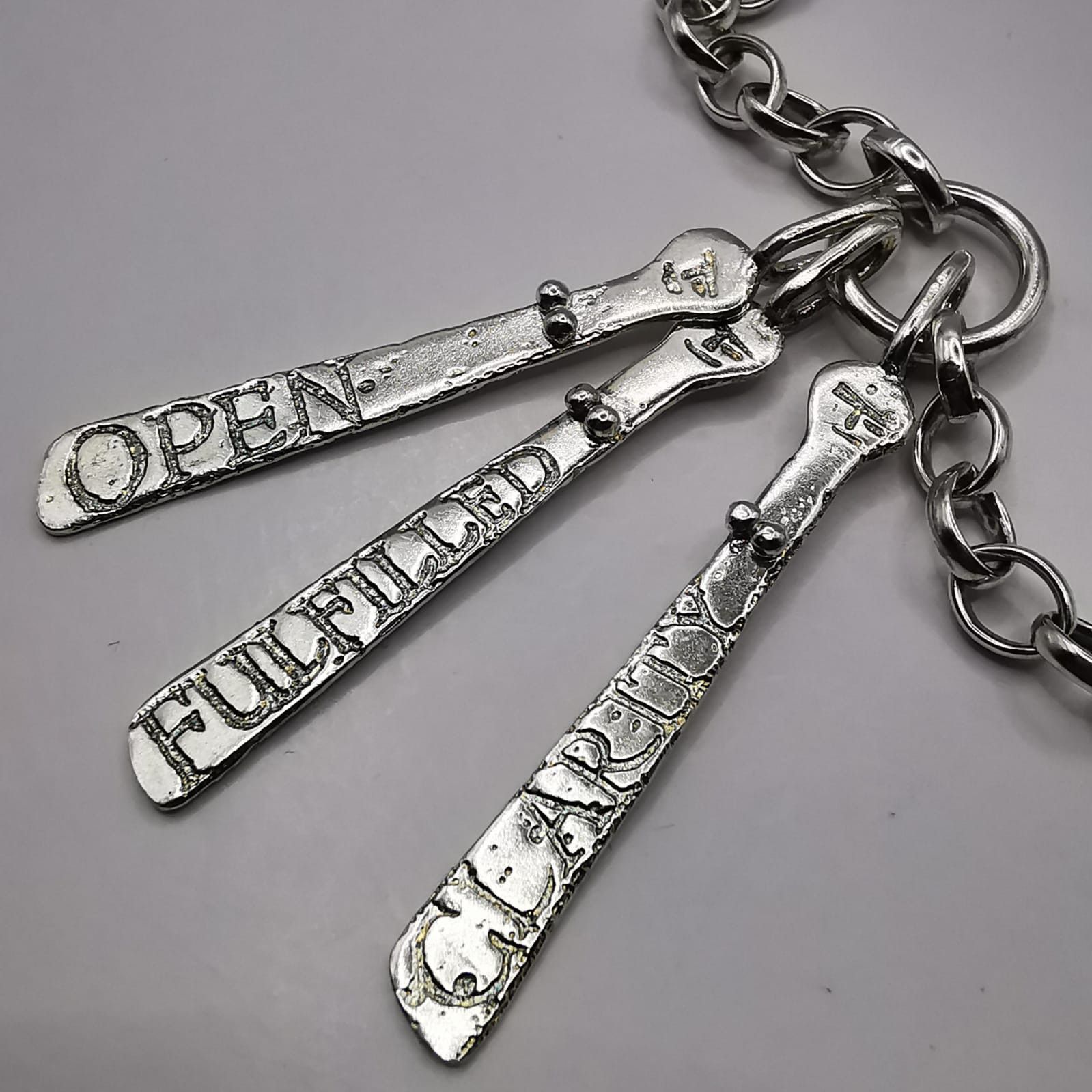 Sterling Silver Vintage Jewelry Chain,925 Sterling Silver,Signed 29,85g Size ONE SIZE - 4 Thumbnail