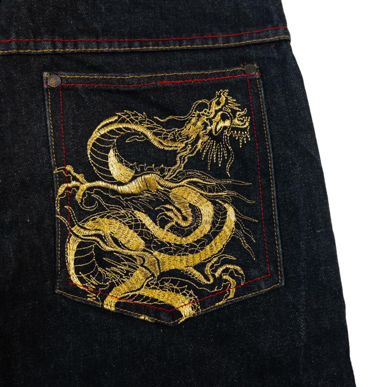 Other Vintage Dragon Japanese Embroidered Jeans Size W30 Size US 30 / EU 46 - 6 Thumbnail