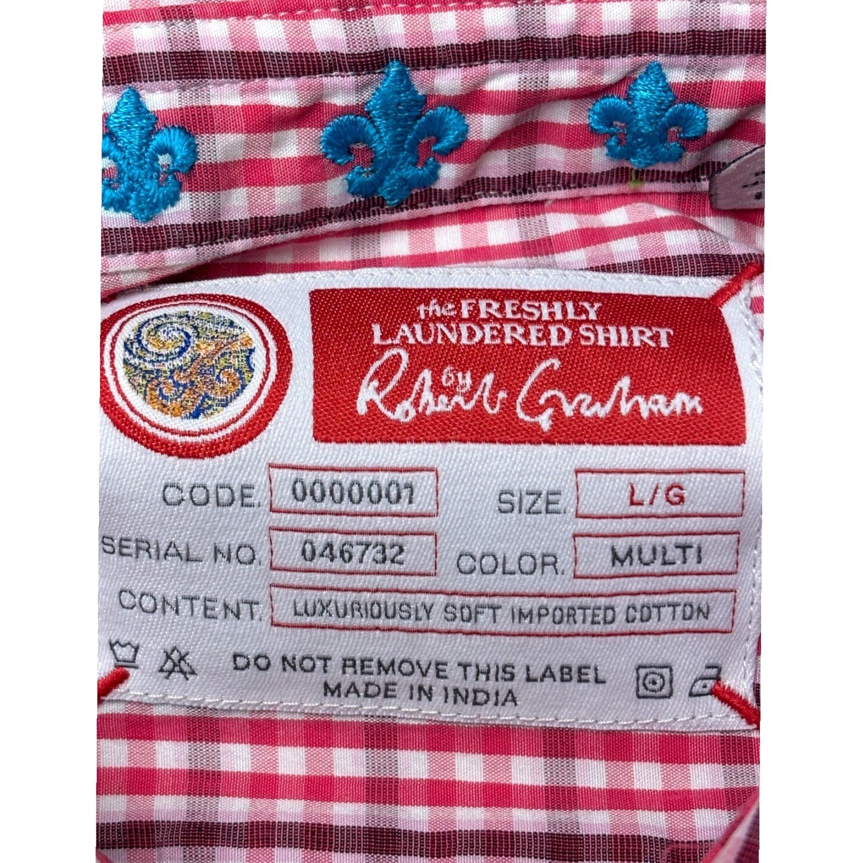 Robert Graham Robert Graham The Freshly Laundered Shirt Mens L/G Plaid Button Down Size US L / EU 52-54 / 3 - 2 Thumbnail