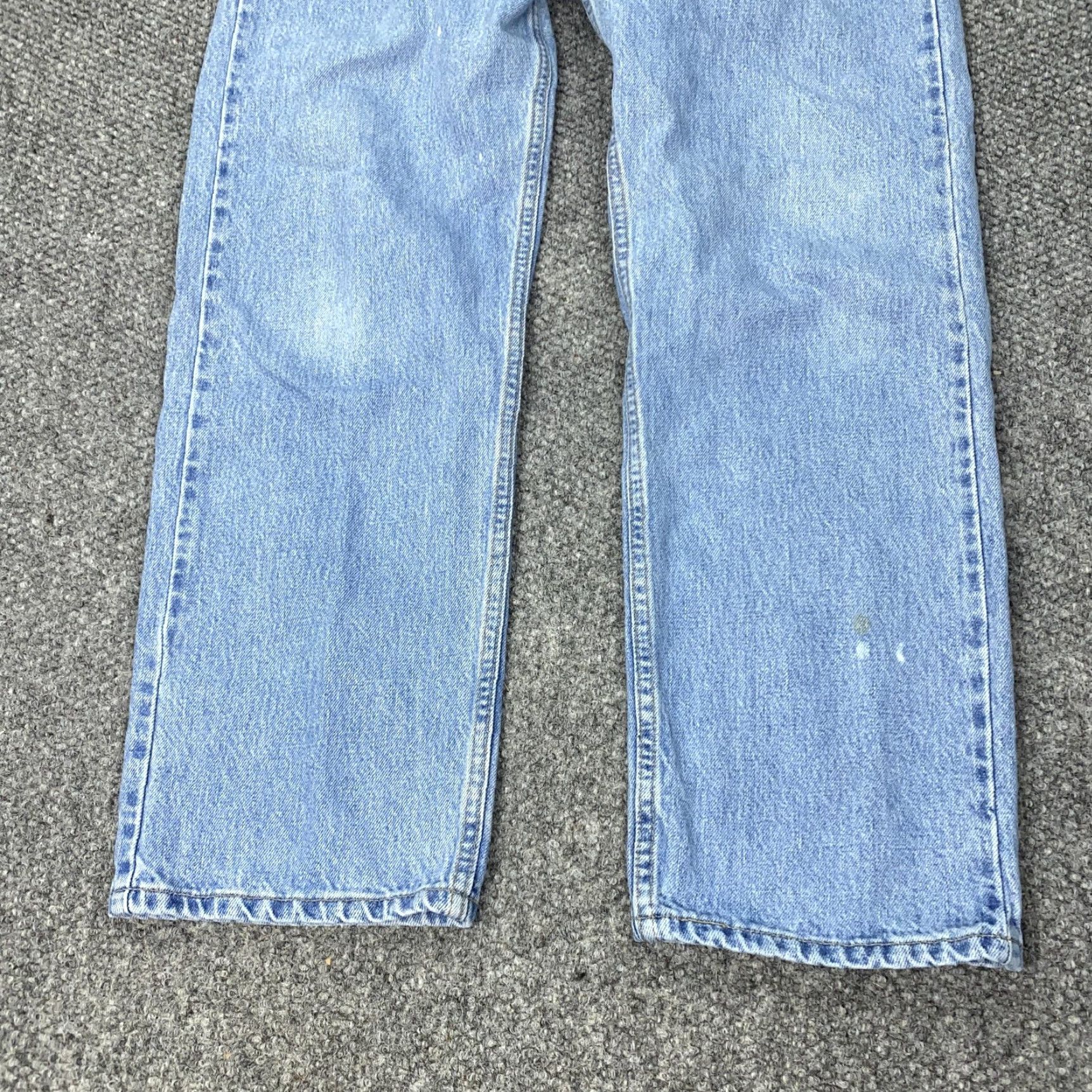 Levi's Levi's 505 Jeans Mens Regular Fit Straight Leg W36 L30 Light Wash Denim Classic Vintage 1980s Size US 36 / EU 52 - 4 Thumbnail