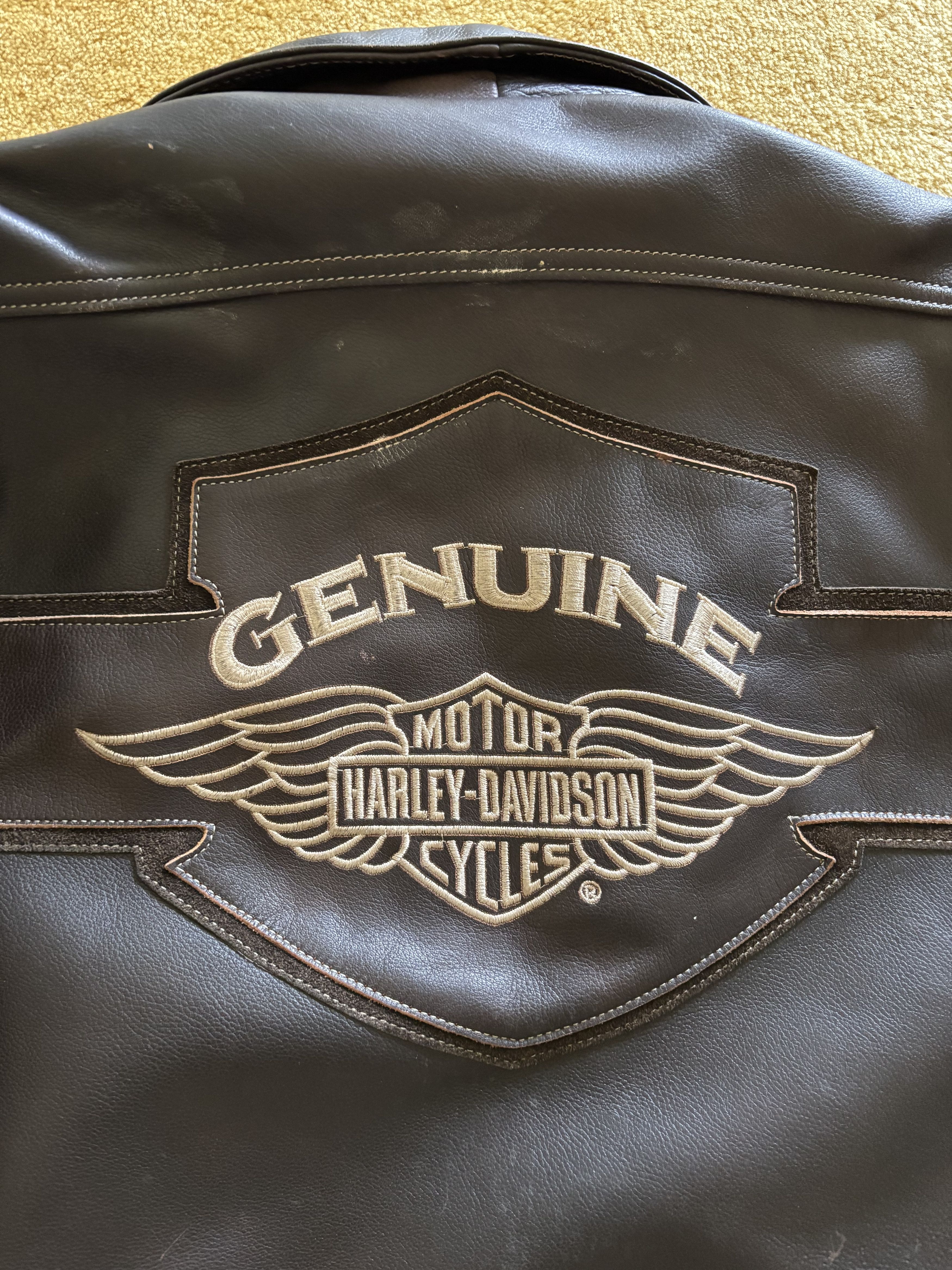 Harley Davidson Harley-Davidson Leather Winged Bar & Shield Jacket Size US XL / EU 56 / 4 - 3 Thumbnail