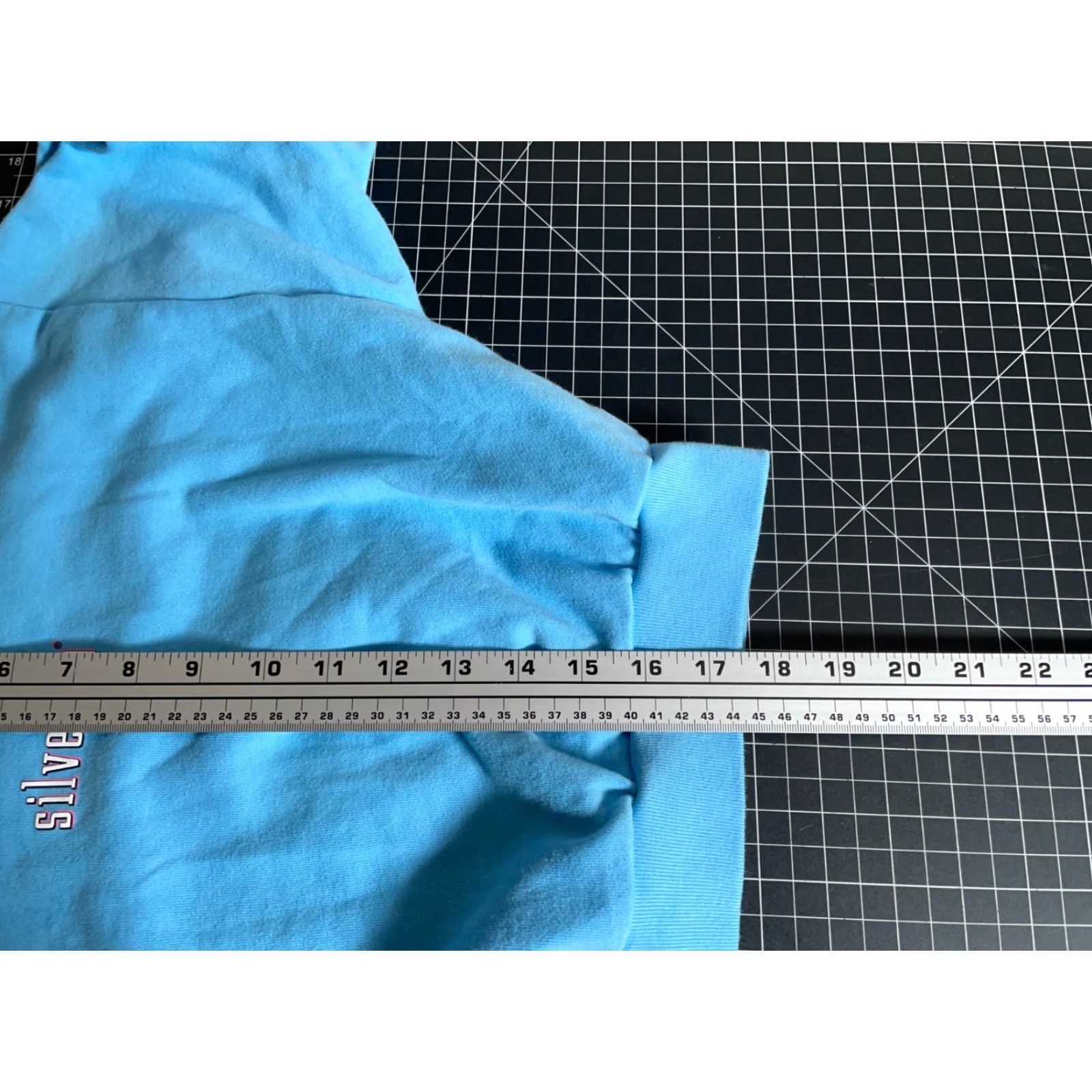 Levi's Levi's SilverTab Cropped Sweatshirt Women's Medium Blue Graphic 90s Retro Size M / US 6-8 / IT 42-44 - 6 Thumbnail