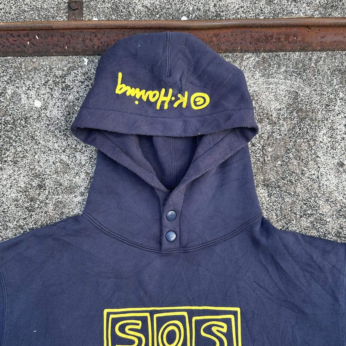 Japanese Brand × Keith Haring × Vintage Vintage Keith Haring Sweater Hoodie Size US M / EU 48-50 / 2 - 3 Thumbnail