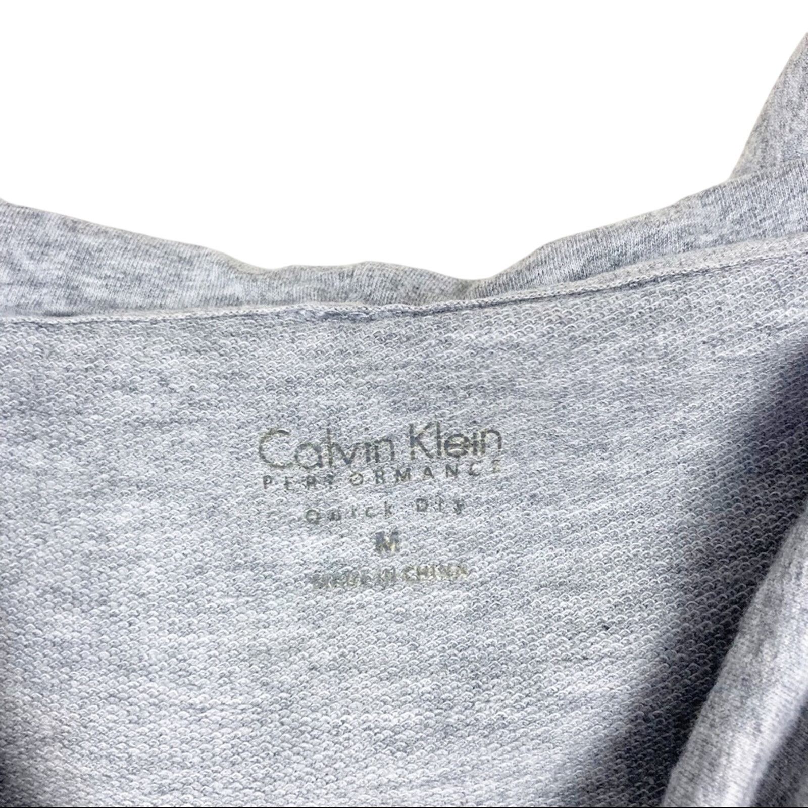 Calvin Klein Calvin Klein Performance Gray Cowl Neck Hoodie Sz M Size M / US 6-8 / IT 42-44 - 3 Thumbnail