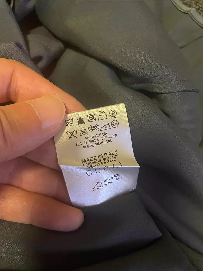 Gucci gucci Silk Shirt 2505-Nextarrow Size US S / EU 44-46 / 1 - 5 Thumbnail