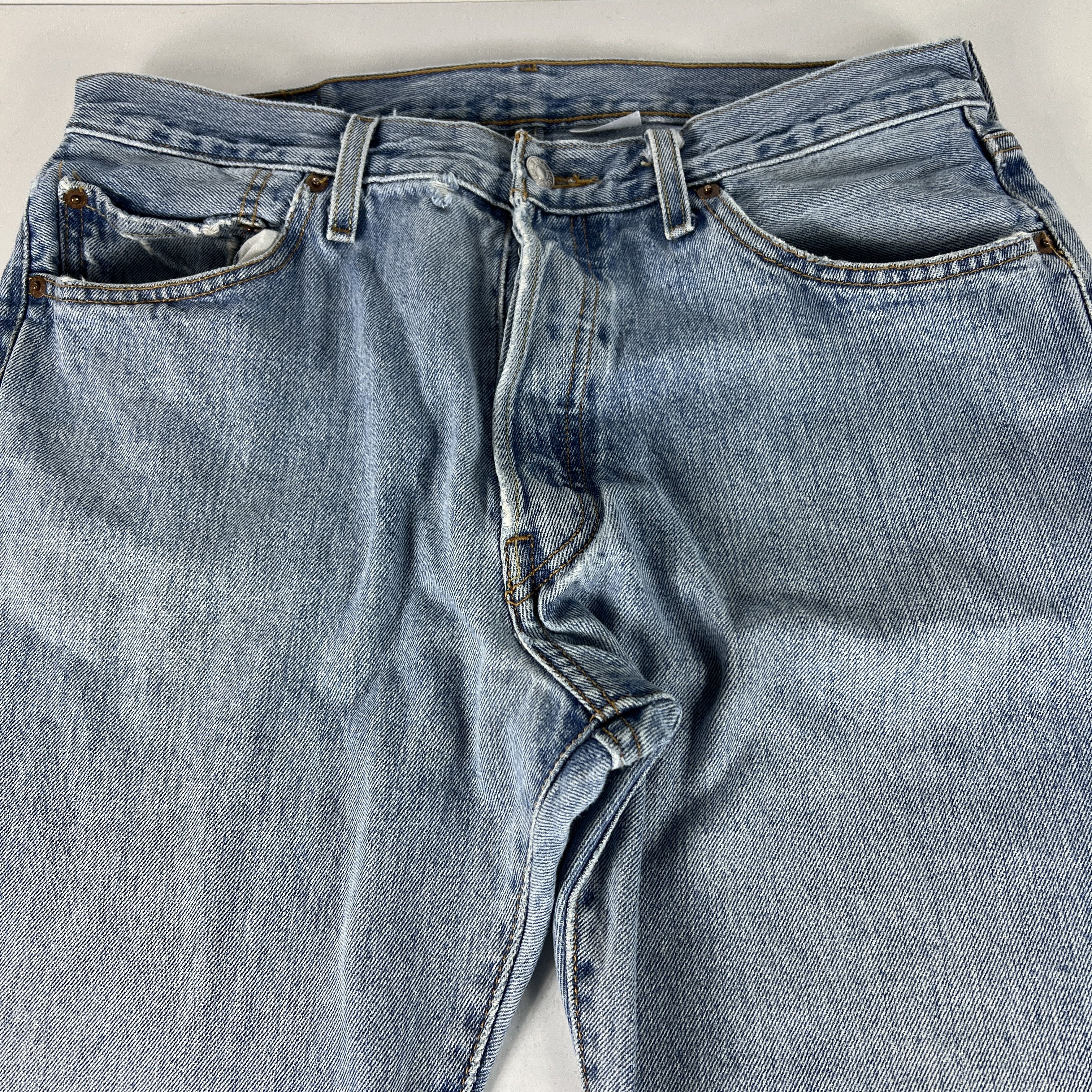 Levi's × Vintage Y2K Levi's Jeans 501 XX Original Straight Blue Faded Denim Size US 34 / EU 50 - 3 Thumbnail