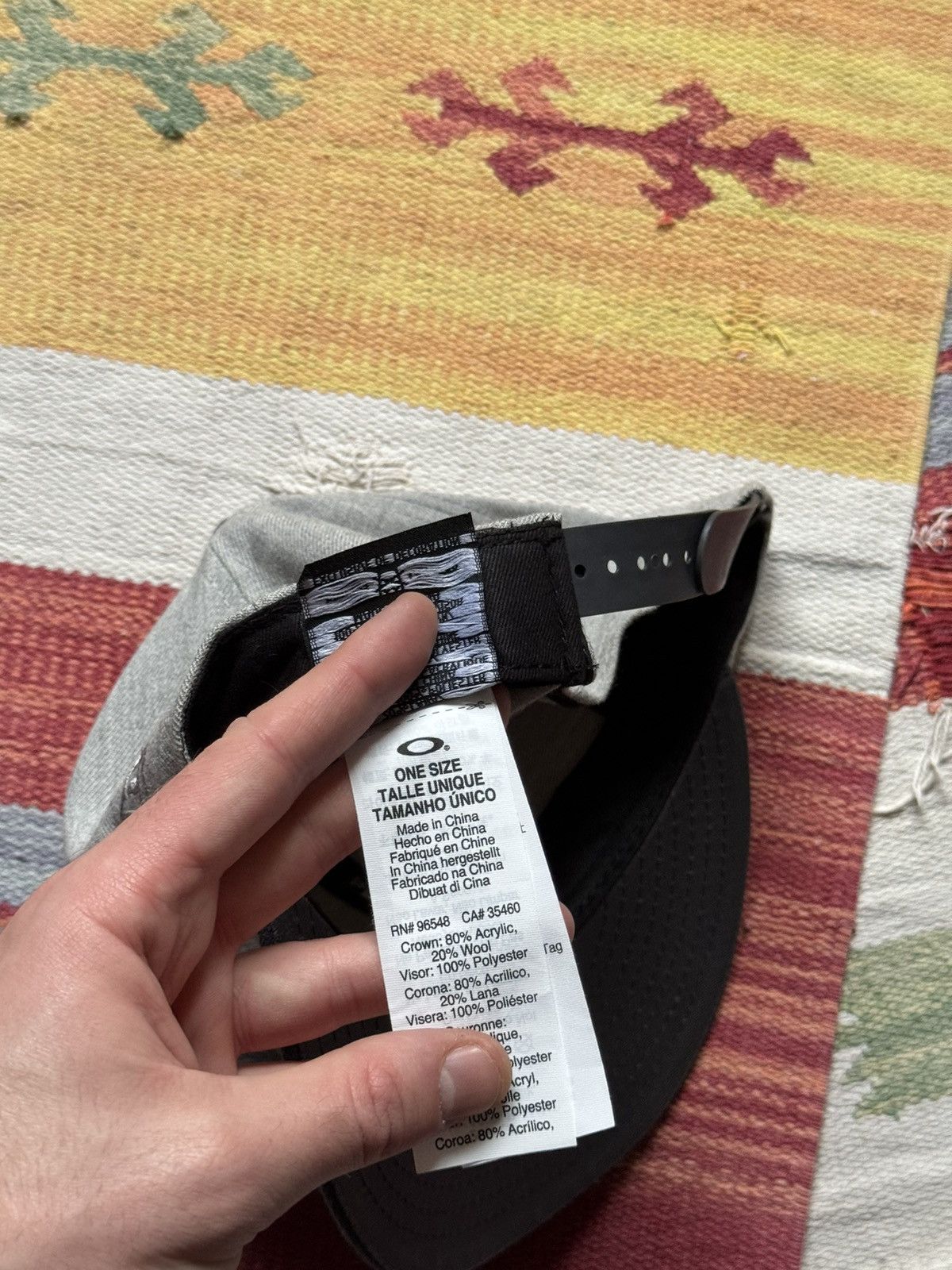 Oakley Oakley x New Era Spring 2017 y2k Hat Size ONE SIZE - 6 Thumbnail