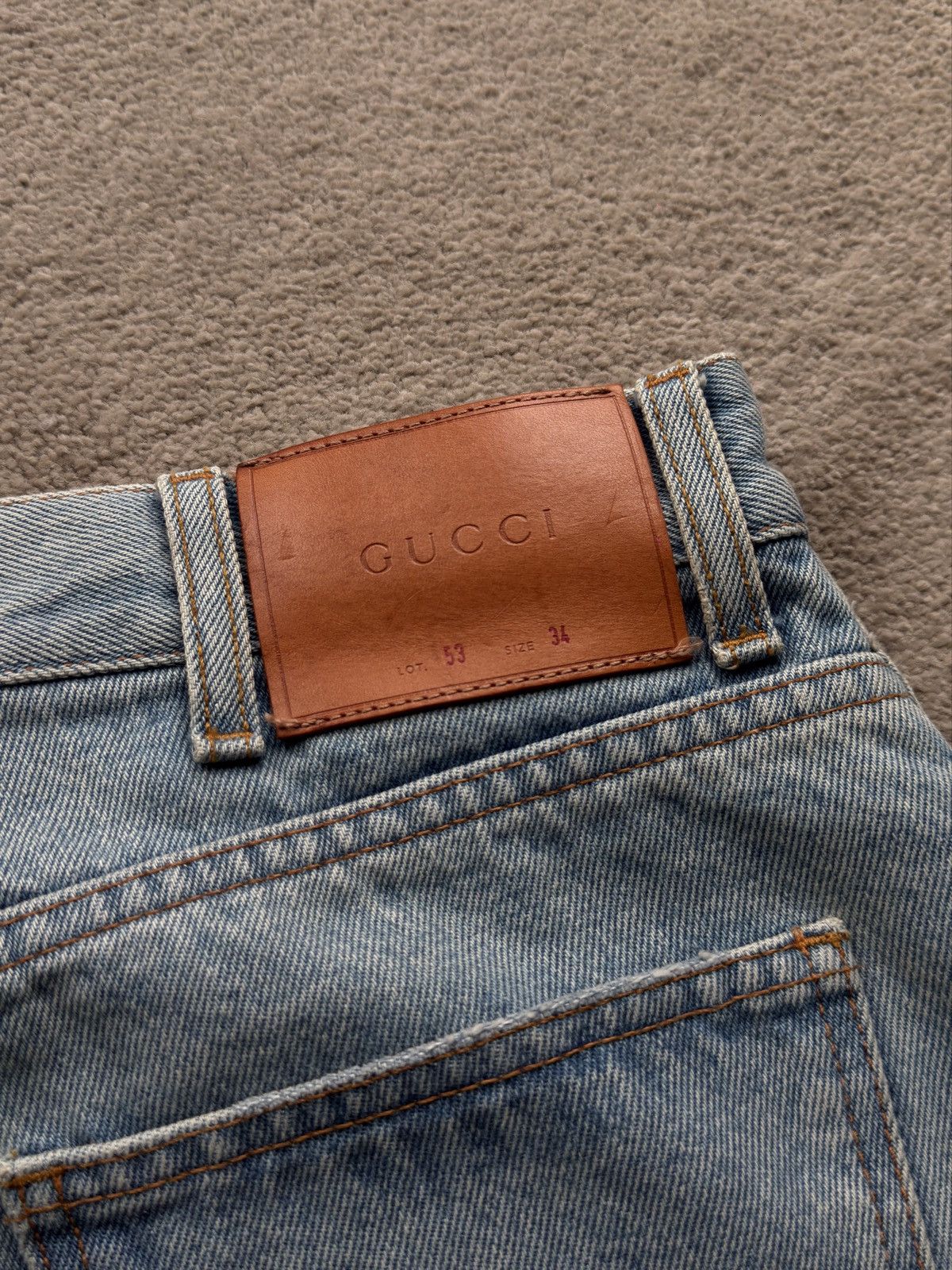 Gucci Gucci Denim Blue jeans Size US 34 / EU 50 - 4 Thumbnail
