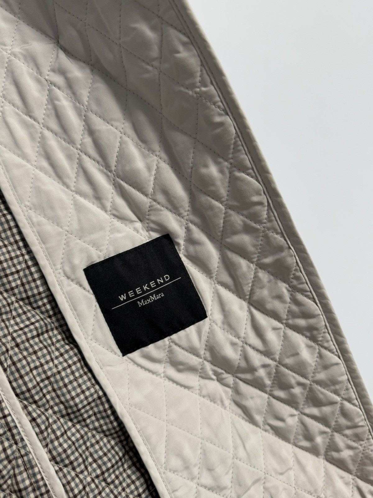 Max Mara Max Mara Quilted Trench Belted Jacket Gray Silver Puffer Size M / US 6-8 / IT 42-44 - 14 Thumbnail