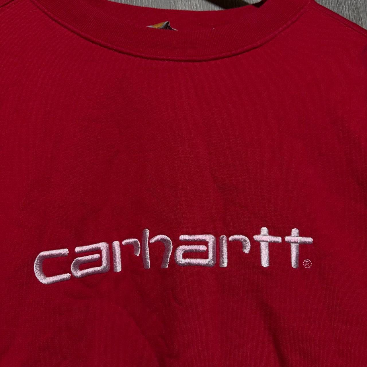 Carhartt Carhartt Vintage Sweatshirt Red XL Size US XL / EU 56 / 4 - 3 Thumbnail