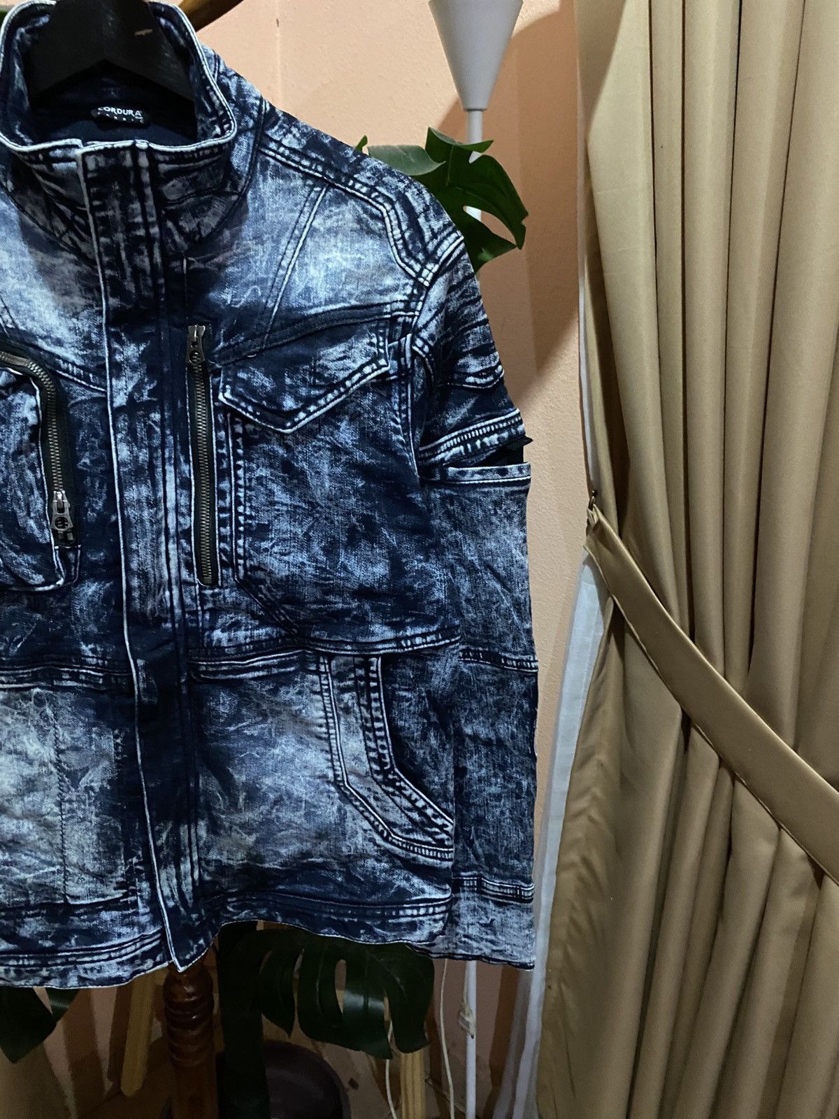 Japanese Brand Cordura Denim Jacket Procore Blue Wash – Rugged Workwear Size US M / EU 48-50 / 2 - 6 Thumbnail