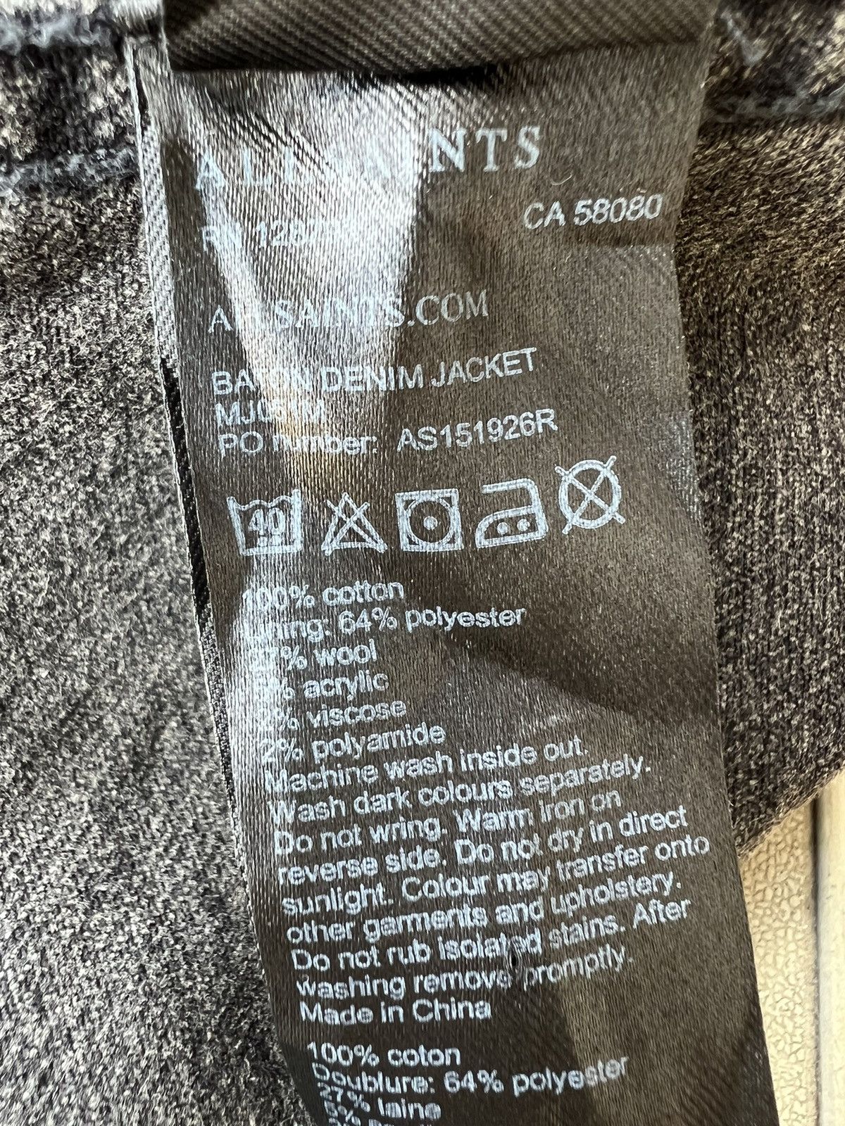 Allsaints AllSaints MJ051M Distressed Baton Denim Jacket Size US L / EU 52-54 / 3 - 24 Thumbnail