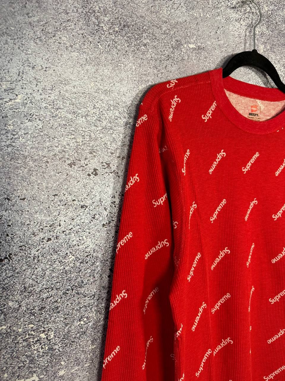 Supreme Supreme Hanes Monogram LS Streetwear y2k Medium Size US M / EU 48-50 / 2 - 3 Thumbnail