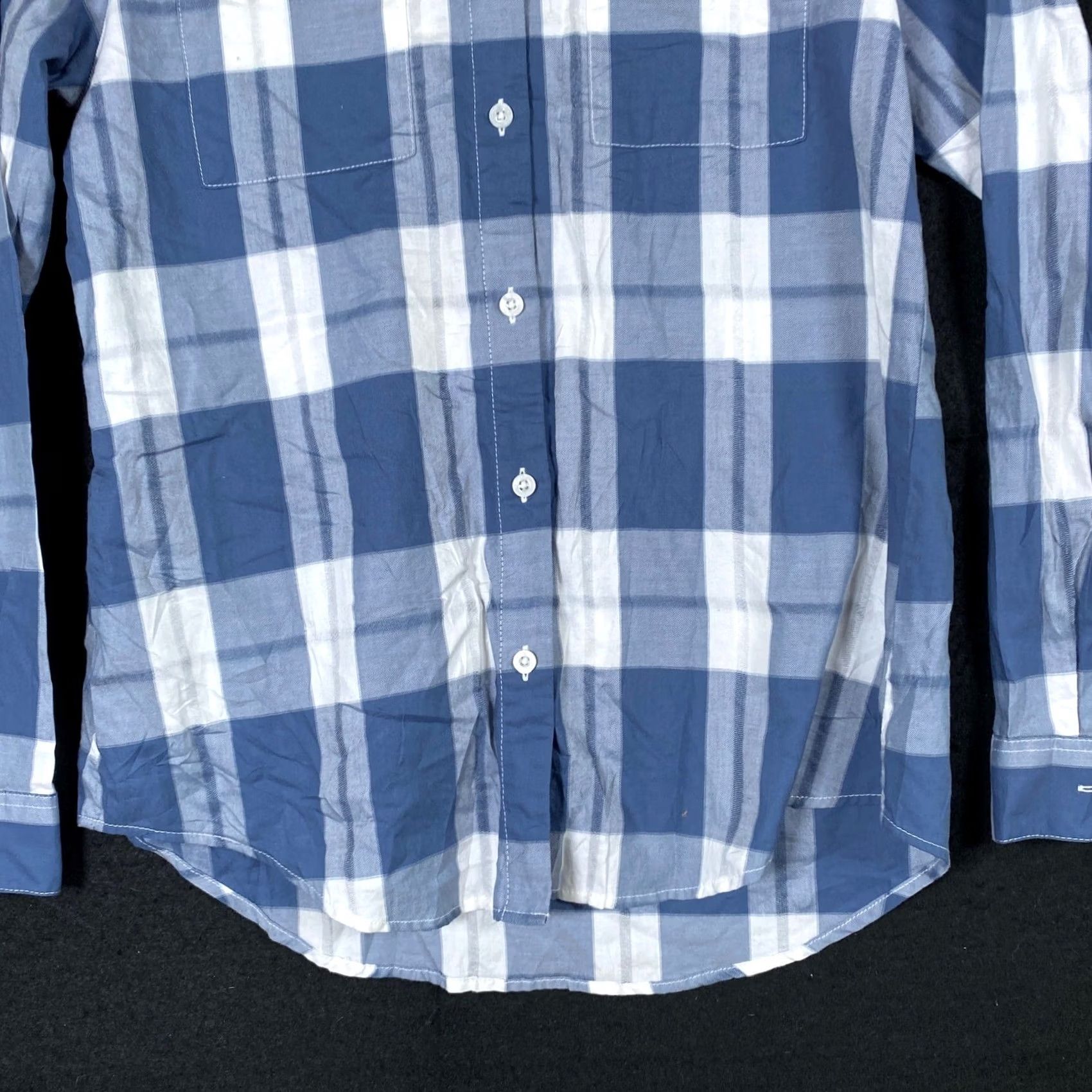 Pendleton VINTAGE Pendleton Womens Shirt Blue White Plaid Flannel Button Down Long Sleeve Small Size S / US 4 / IT 40 - 3 Thumbnail