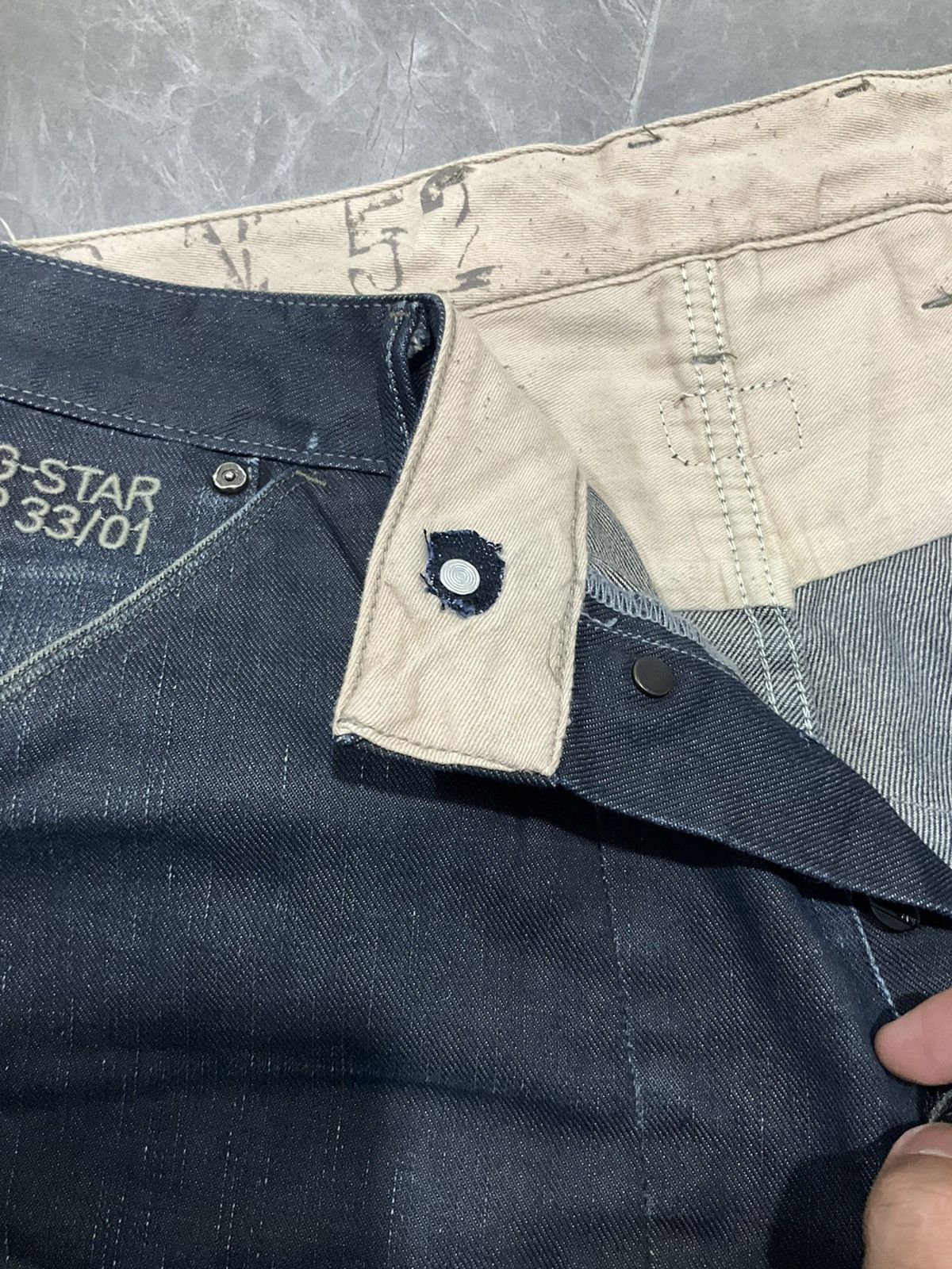 G-Star Rare Design G Star Raw R33/01 Denim Pants Size US 34 / EU 50 - 9 Thumbnail