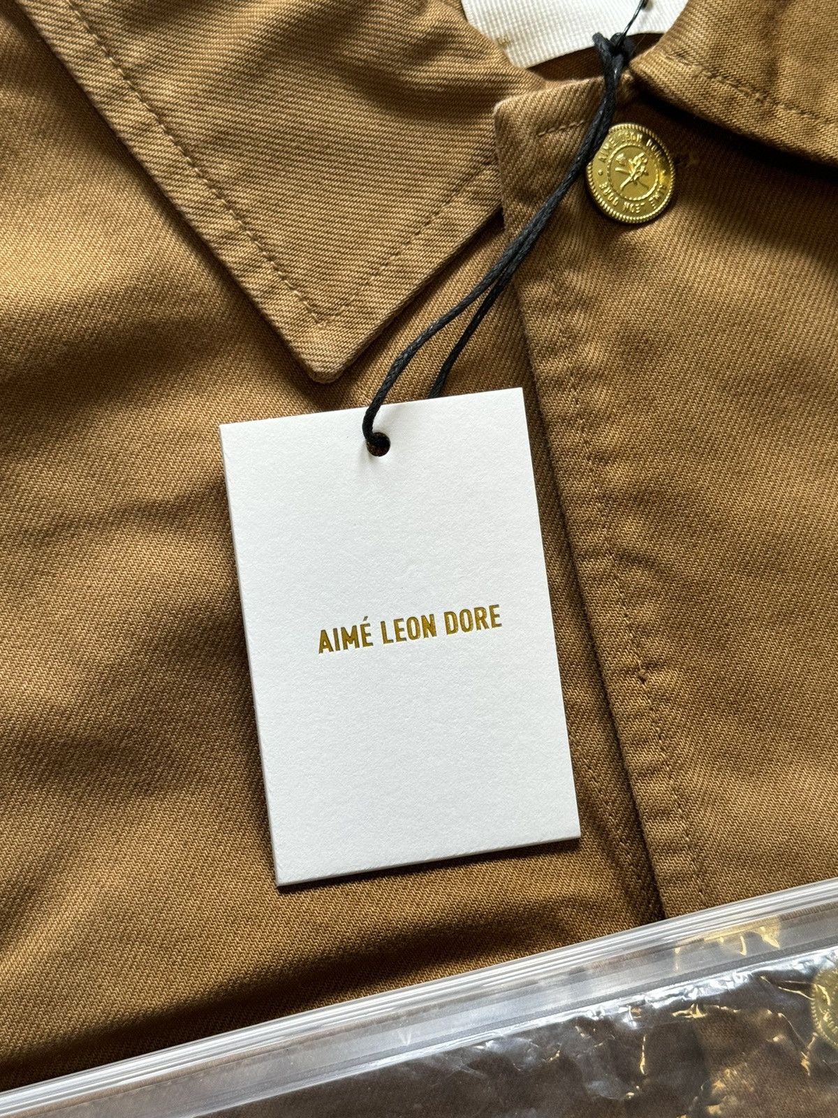 Aime Leon Dore Aime Leon Dore Garment Dyed Twill Workshirt Tapenade Jacket Size US M / EU 48-50 / 2 - 5 Thumbnail