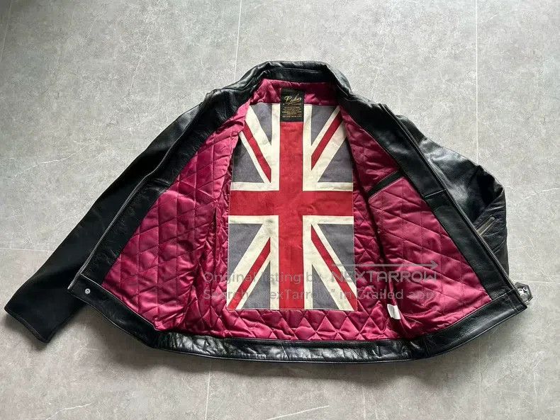 Neighborhood Neighborhood Cowhide Biker Jacket Leather Jacket Size US L / EU 52-54 / 3 - 3 Thumbnail