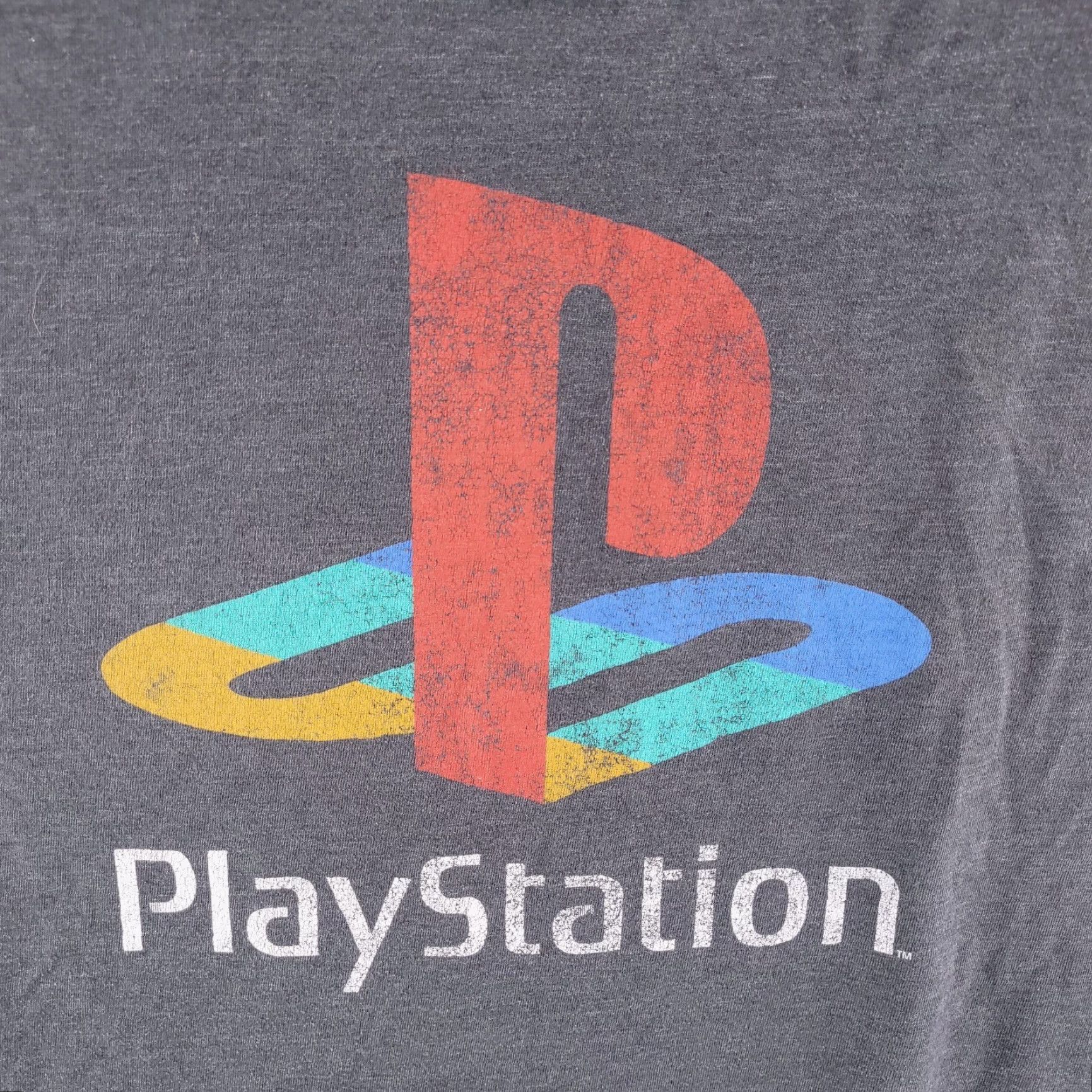 Sony PlayStation Mens T-Shirt 2XL Gray Short Sleeve Crewneck Logo PS Sony Size US XXL / EU 58 / 5 - 2 Thumbnail