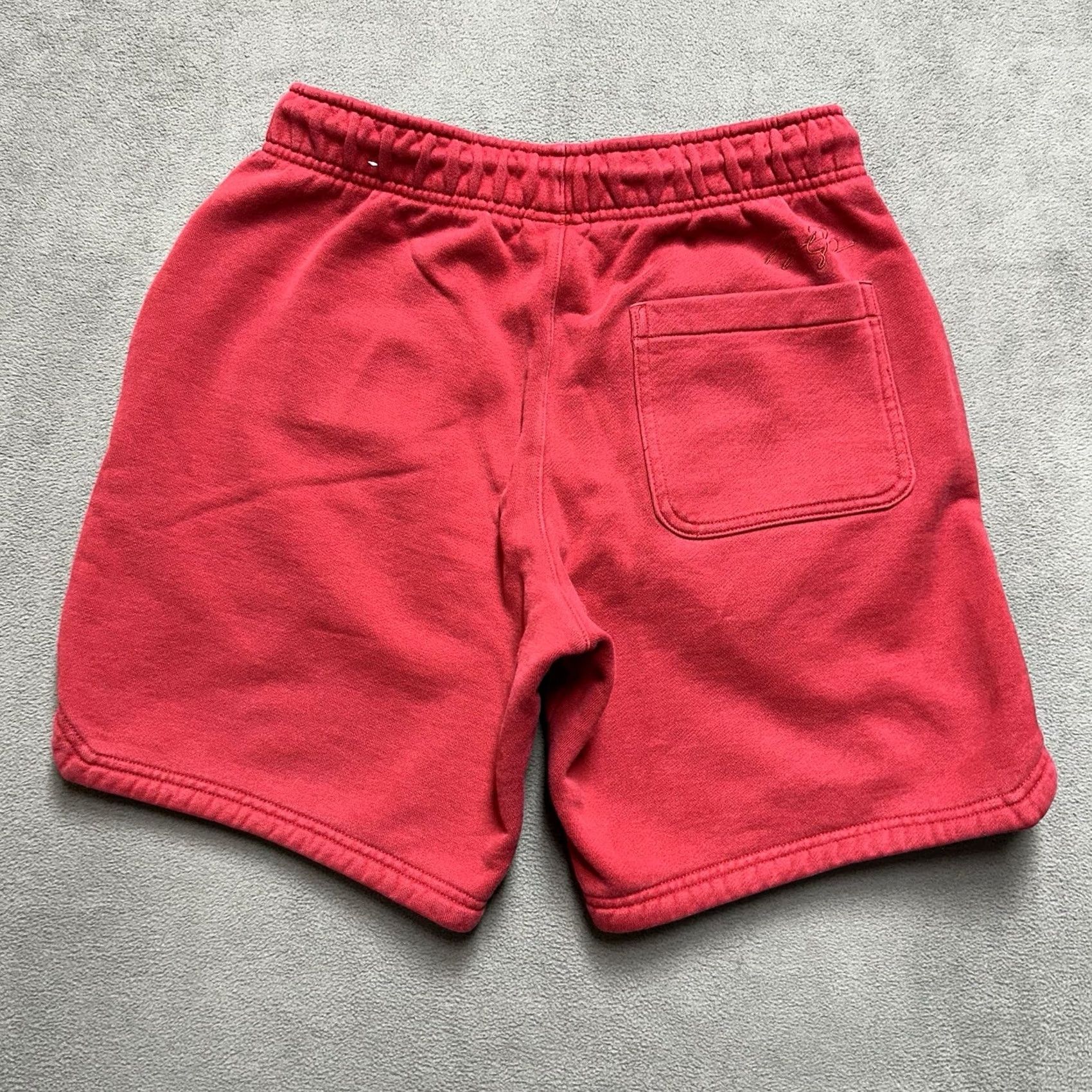 Jordan Brand Nike Air Jordan Shorts Mens S Red Fleece Jumpman Drawstring Essential Size US 29 - 2 Thumbnail