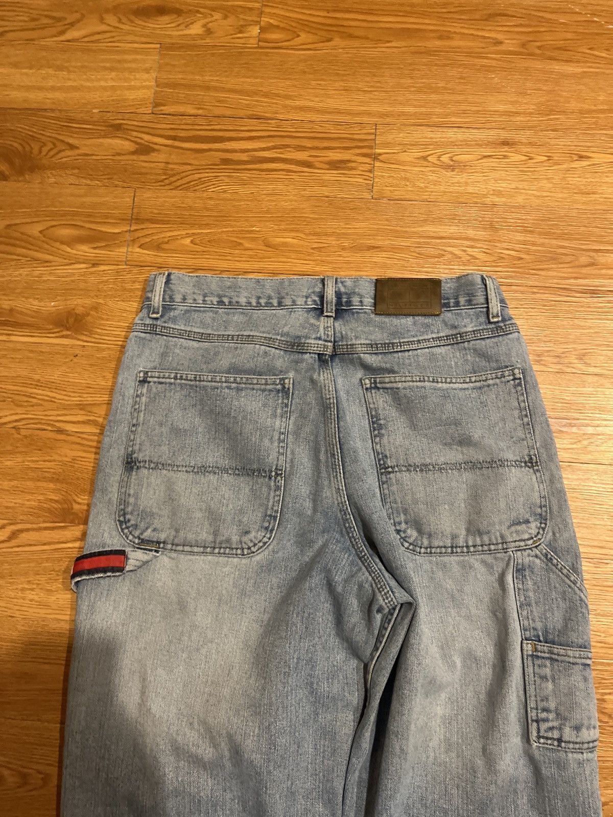 Tommy Hilfiger vintage 90’s baggy faded tommy hilfiger jeans Size US 34 / EU 50 - 4 Thumbnail