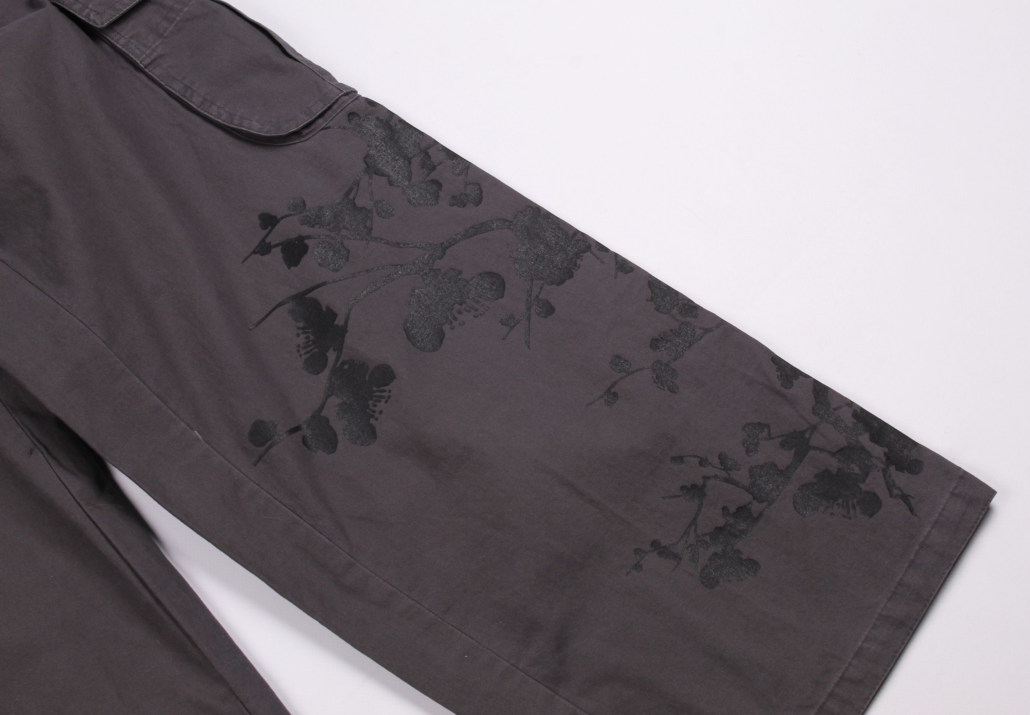 Nike × Vintage Nike Vintage Flora Print Baggy Cargo Pants Size 28" / US 6 / IT 42 - 4 Thumbnail