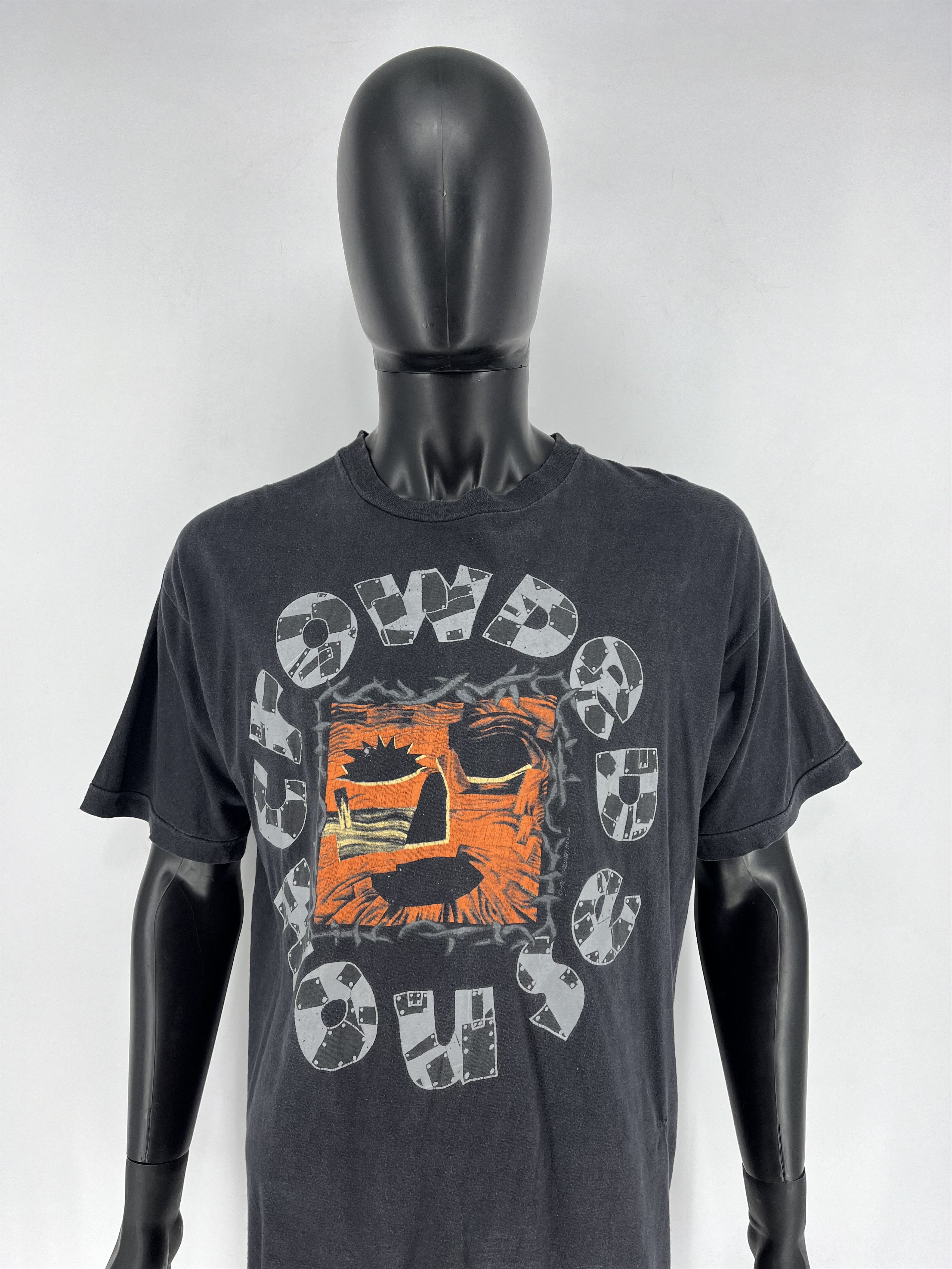 Band Tees CROWDED HOUSE Woodface Vintage 1991 TShirt Single Stitch Size US XL / EU 56 / 4 - 1 Thumbnail