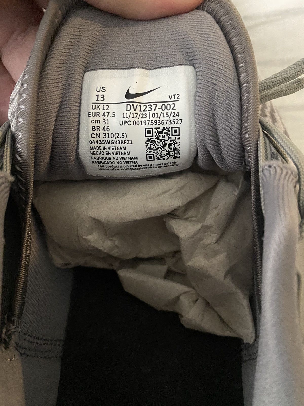 Nike Nike Motiva Light Iron Ore Sz13 Brand New Size US 13 / EU 46 - 8 Thumbnail
