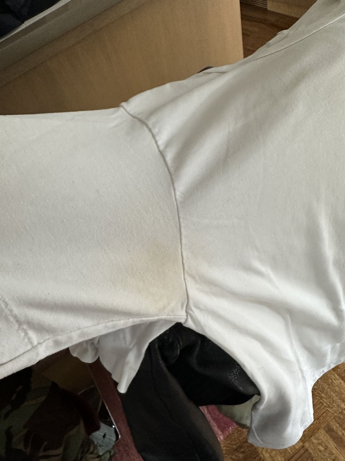Vintage Vintage 80s Blank White Tee Size US L / EU 52-54 / 3 - 6 Thumbnail