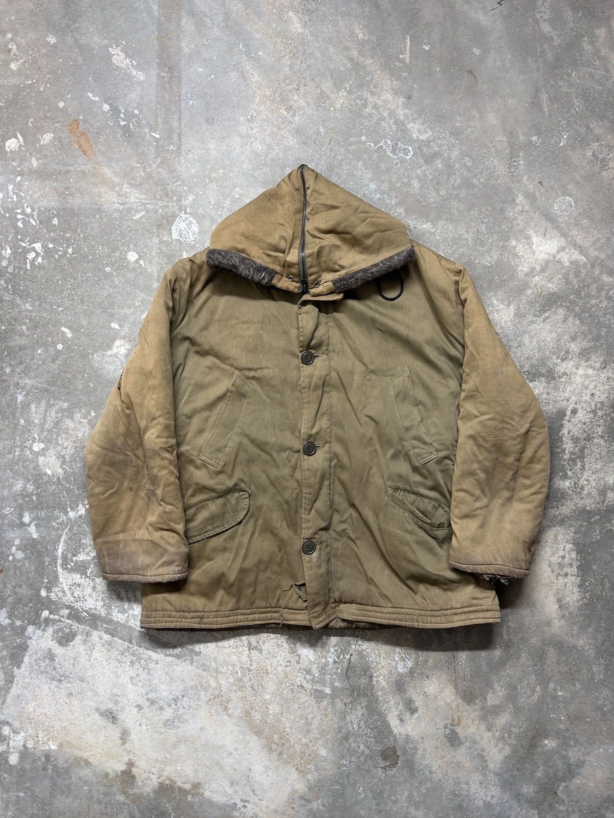 American Apparel Vintage 40’s 50’s B-9 Parka Military Flight Jacket Size US XXL / EU 58 / 5 - 1 Thumbnail
