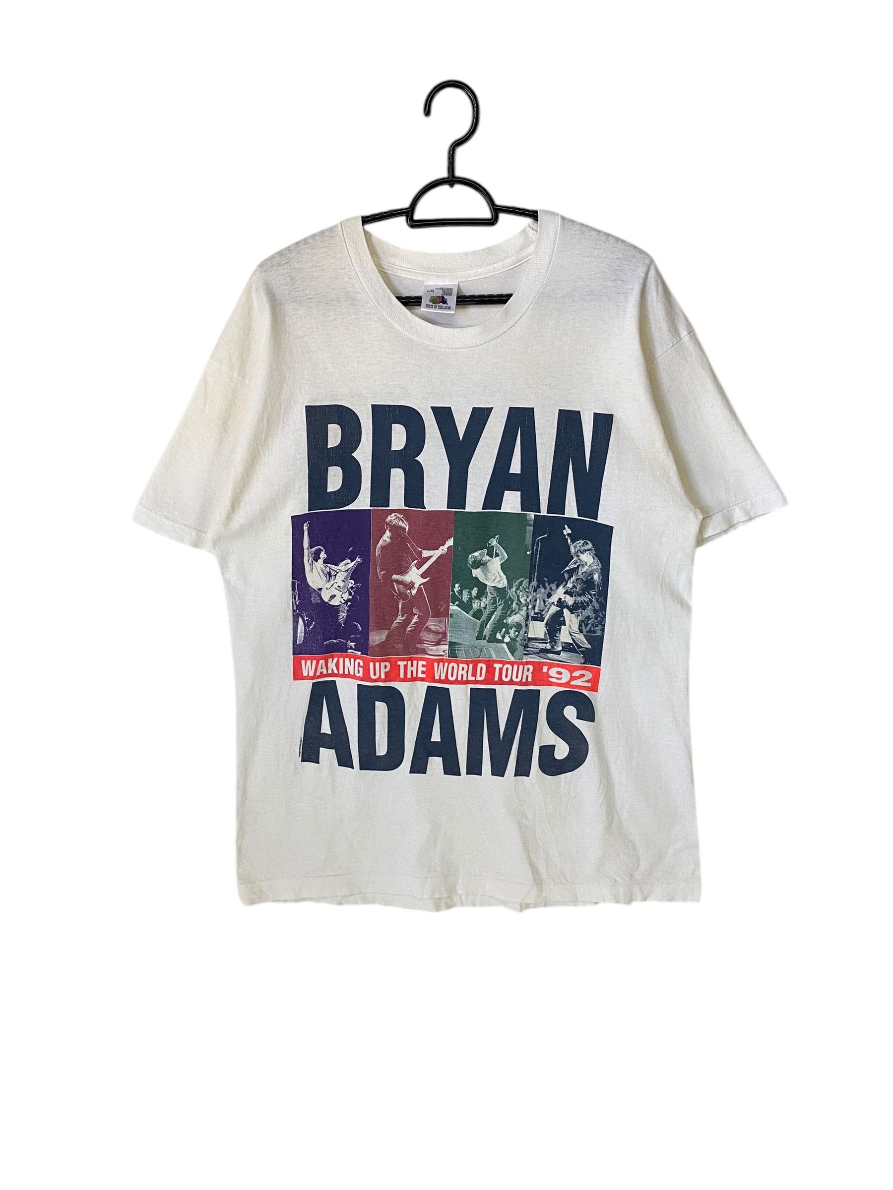 Band Tees × Vintage 90s Bryan Adams waking up the world tour vintage tshirt Size US L / EU 52-54 / 3 - 1 Thumbnail