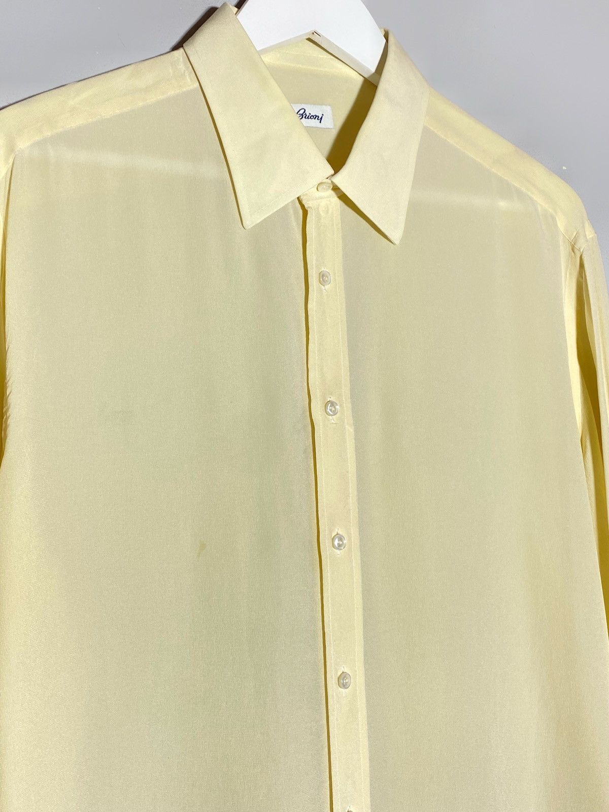 Brioni Brioni Silk Long Sleeve Shirt Size US L / EU 52-54 / 3 - 3 Thumbnail