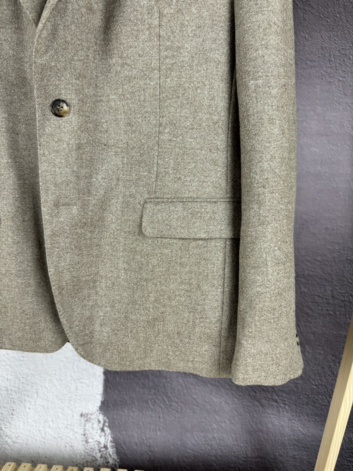 Ermenegildo Zegna Alexander Sachs Ermenegildo Zegna 2 button unlined blazer Size 46R - 6 Thumbnail