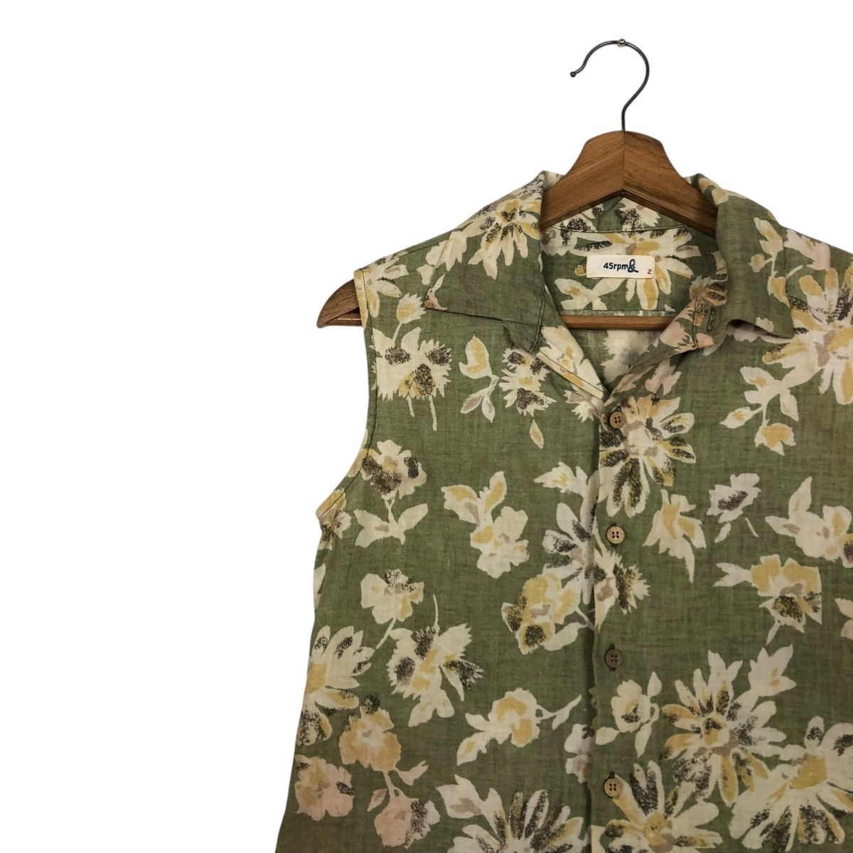45rpm 🔥45RPM SLEEVELESS TANK FLORAL FULL PRINT Size US M / EU 48-50 / 2 - 9 Thumbnail