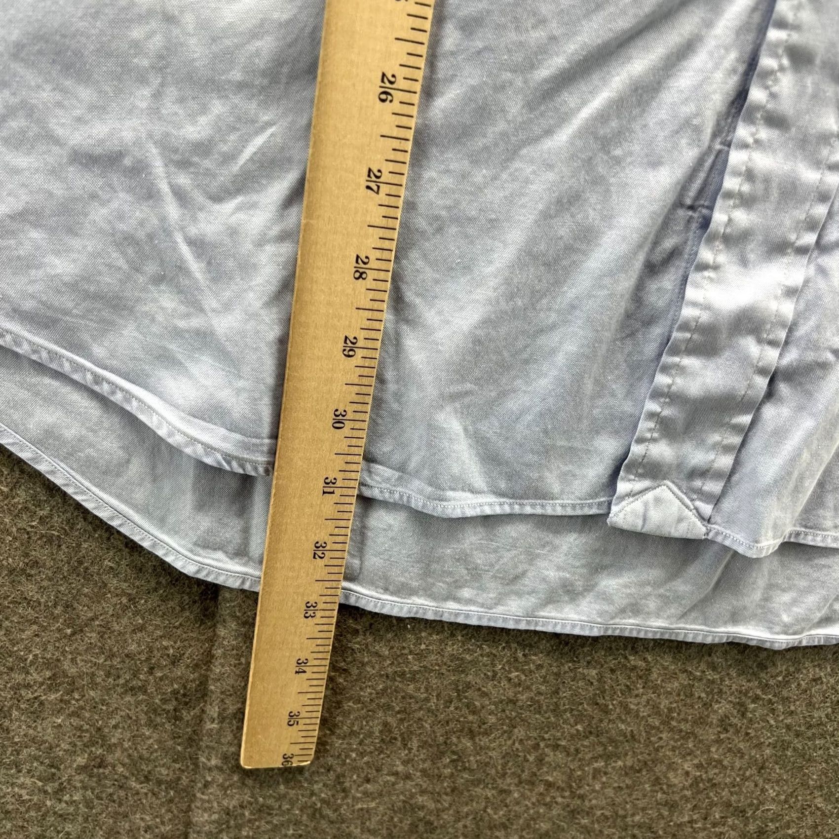 Polo Ralph Lauren Vintage Polo Ralph Lauren Shirt Men 16.5 Blue Button-Down OCBD Preppy Yarmouth OCBD Shirt Mens Blue 52in Chest Button-Up Regular Size US XL / EU 56 / 4 - 4 Thumbnail