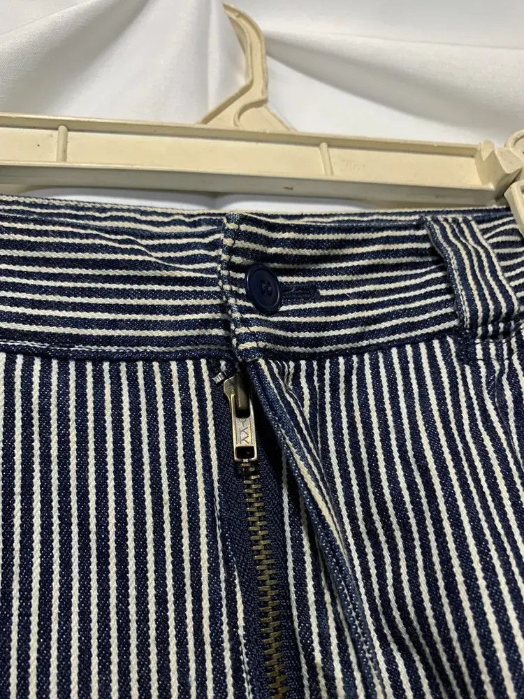Issey Miyake Vintage Issey Miyake hickory stripe balloon denim pants Size 24" / US 00 / IT 34 - 4 Thumbnail