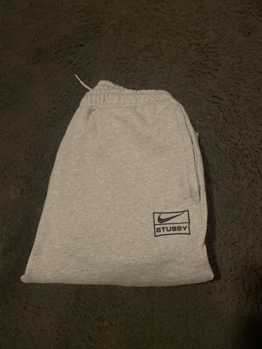 Nike Stussy X Nike Grey Jogger | Grailed