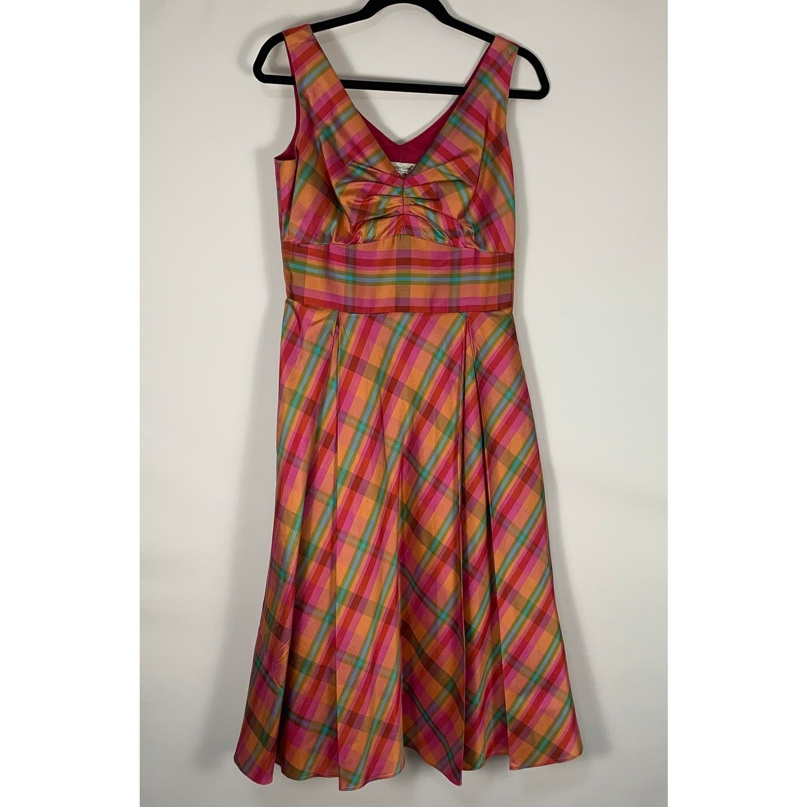 Coldwater Creek Coldwater Creek Midi Dress Women's Sz 6 100% Silk Sleeveless Size M / US 6-8 / IT 42-44 - 16 Thumbnail