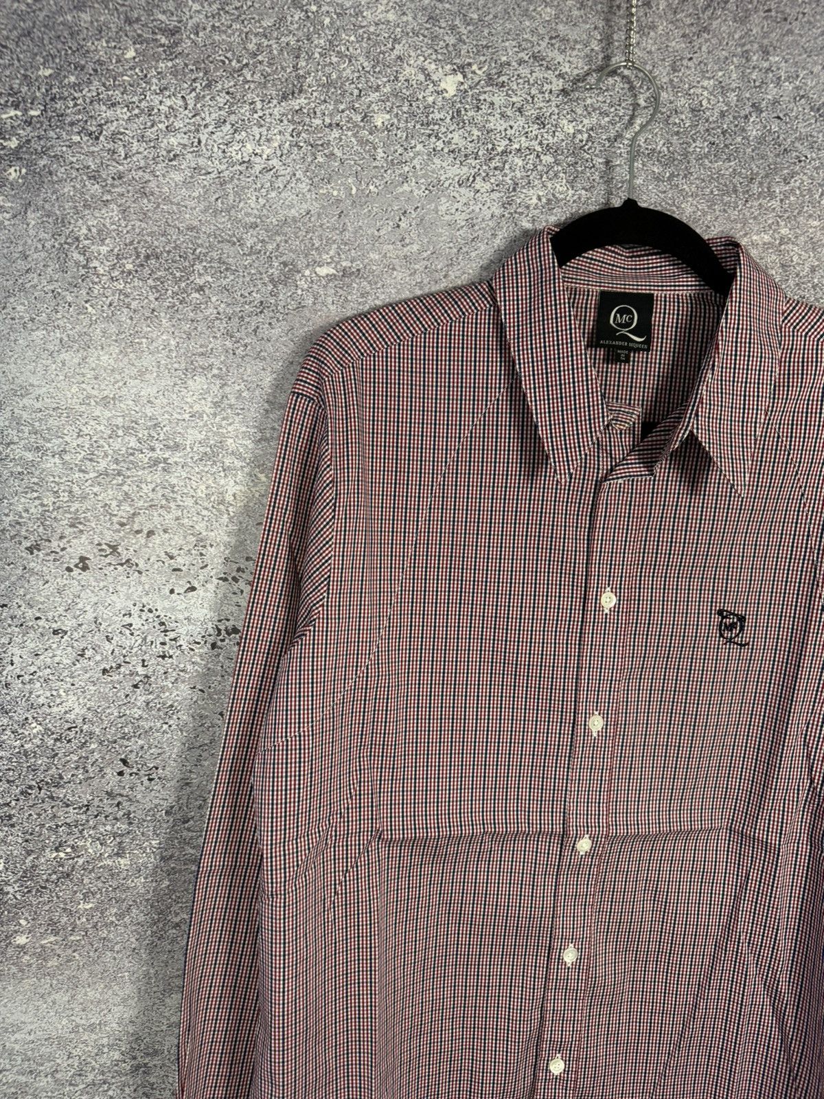 Alexander McQueen × McQ Alexander McQueen × Vintage Vintage 2008 McQ Alexander McQueen Check shirt y2k oldmoney Size US L / EU 52-54 / 3 - 2 Thumbnail