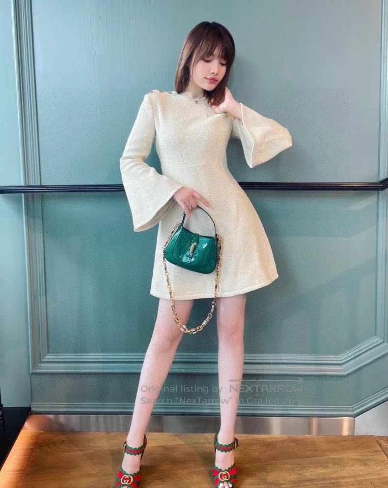 Gucci Gucci Solid colour GG metal button long-sleeved dress Size XS / US 0-2 / IT 36-38 - 8 Thumbnail