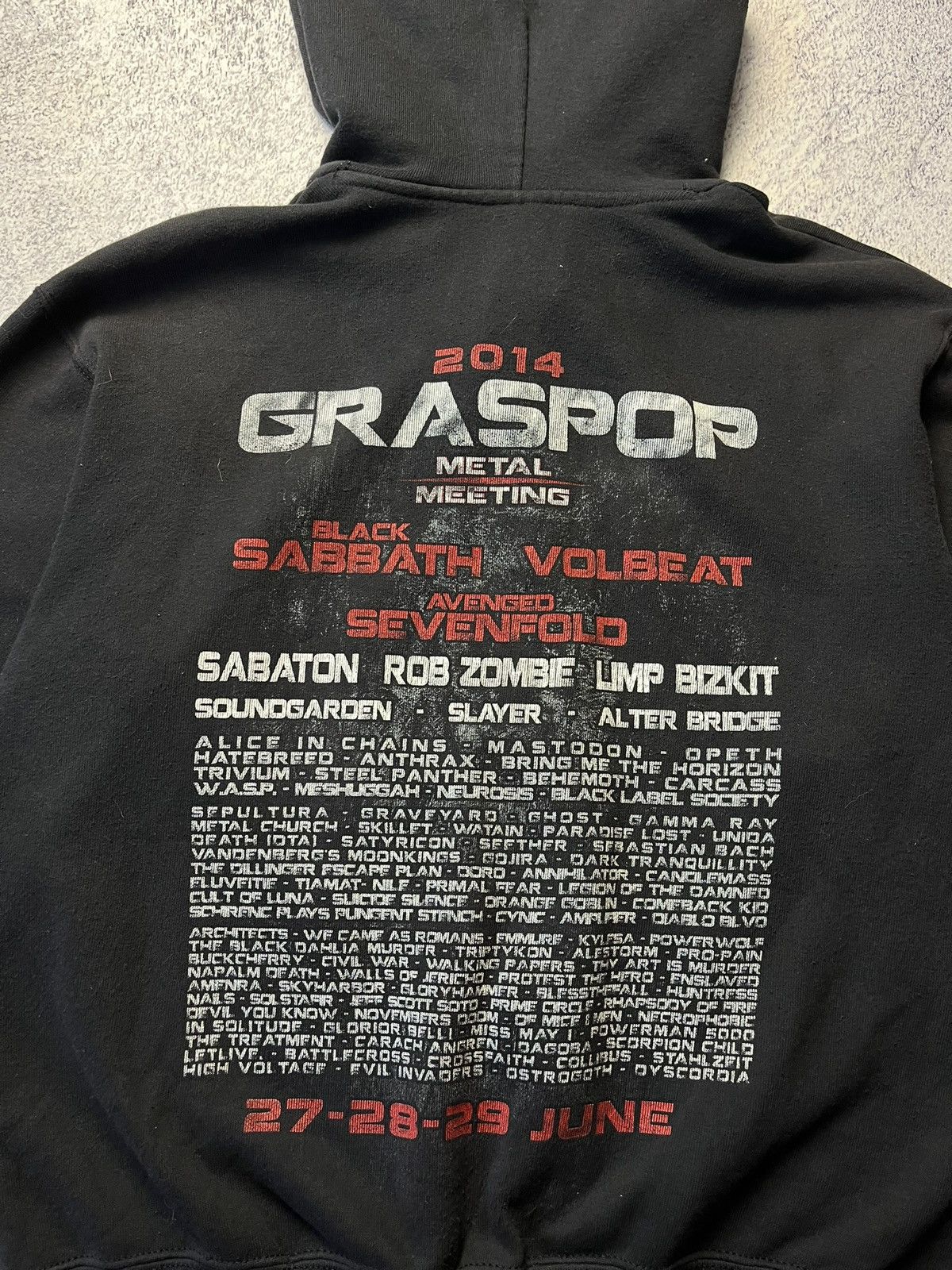 Vintage Vintage Graspop 2014 Metal Meeting Rock Size US L / EU 52-54 / 3 - 24 Thumbnail